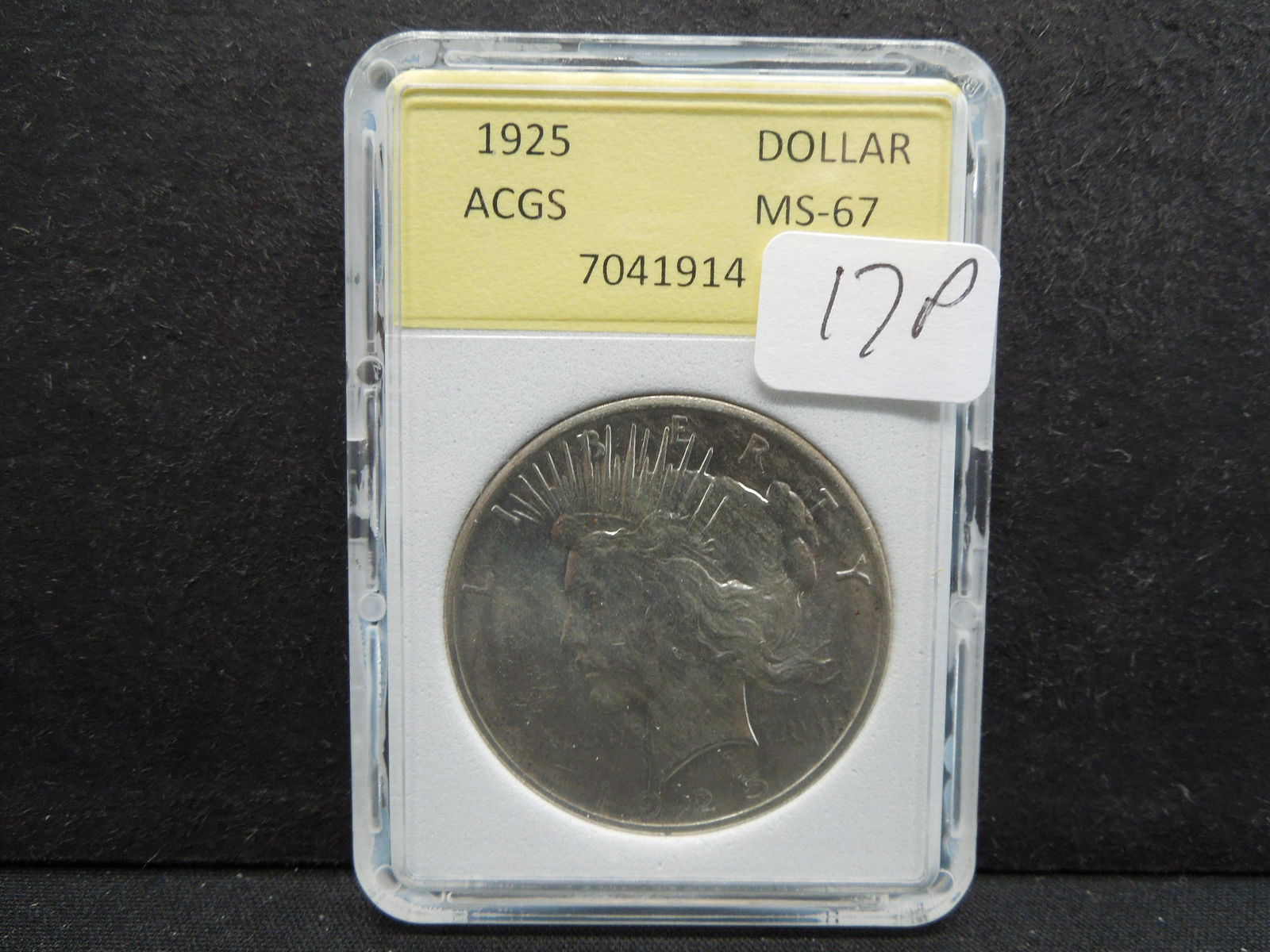 1925 Peace Dollar  ACGS MS67 (1 of 4)