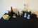 Misc Glass Items - S&P Shakers, Candle Stick, Broken