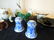 Misc Glass Items - S&P Shakers, Candle Stick, Broken - 4
