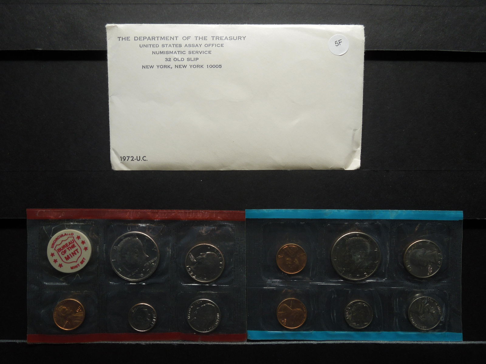 1972 PD US Mint Year Set (1 of 5)