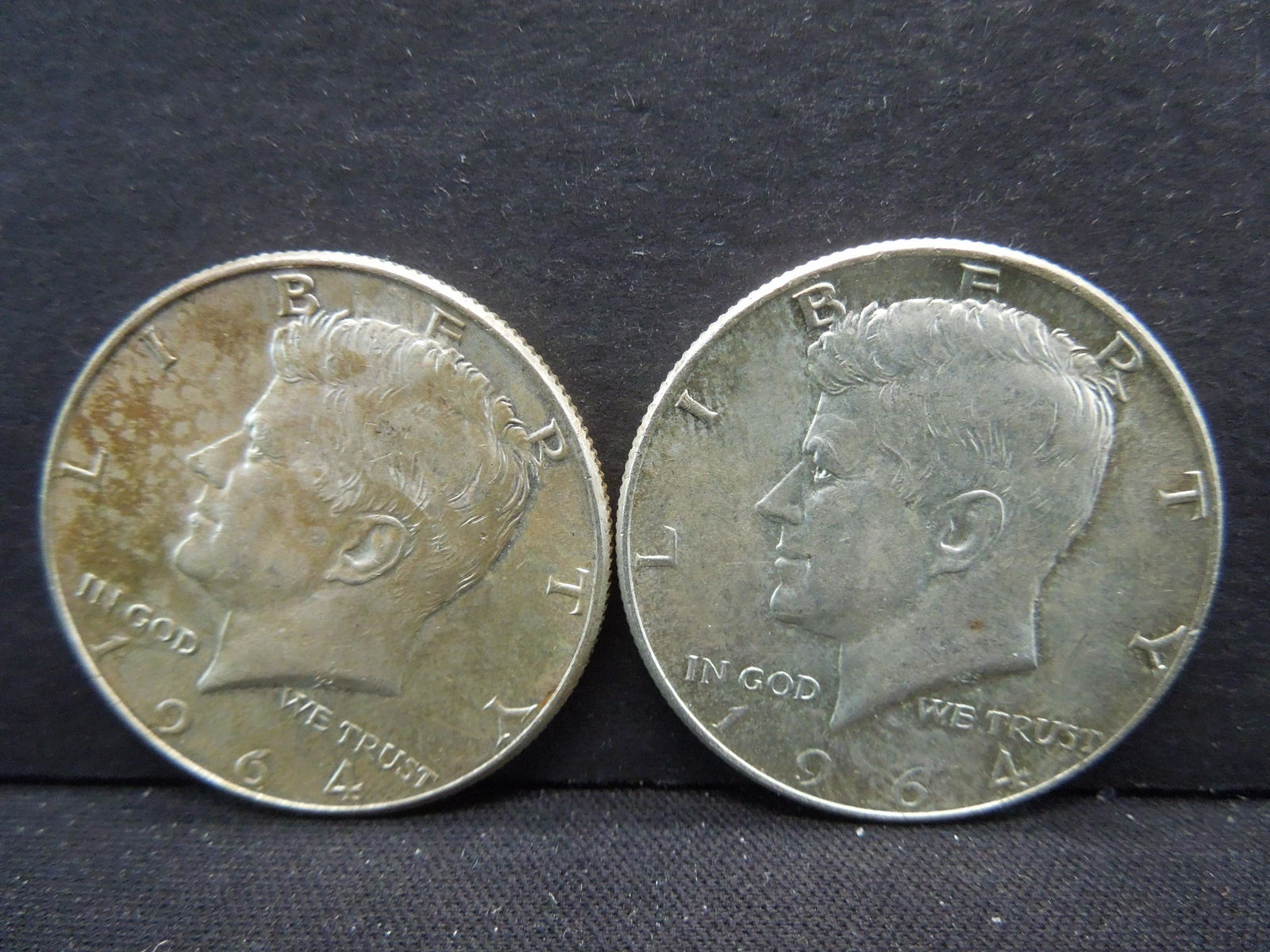 (2) 1964 Kennedy Half Dollars (1 of 2)