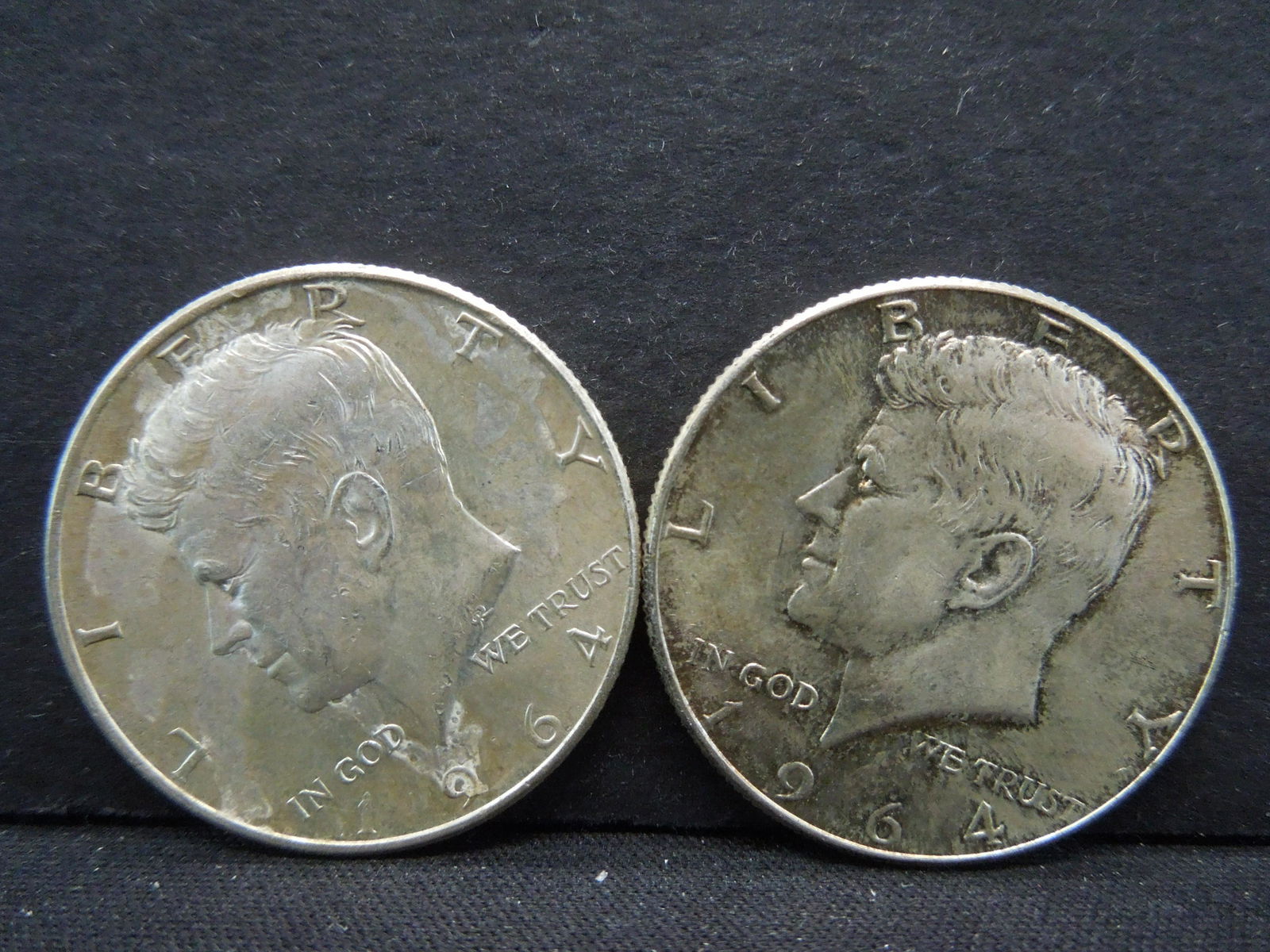 (2) 1964 Kennedy Half Dollars (1 of 2)