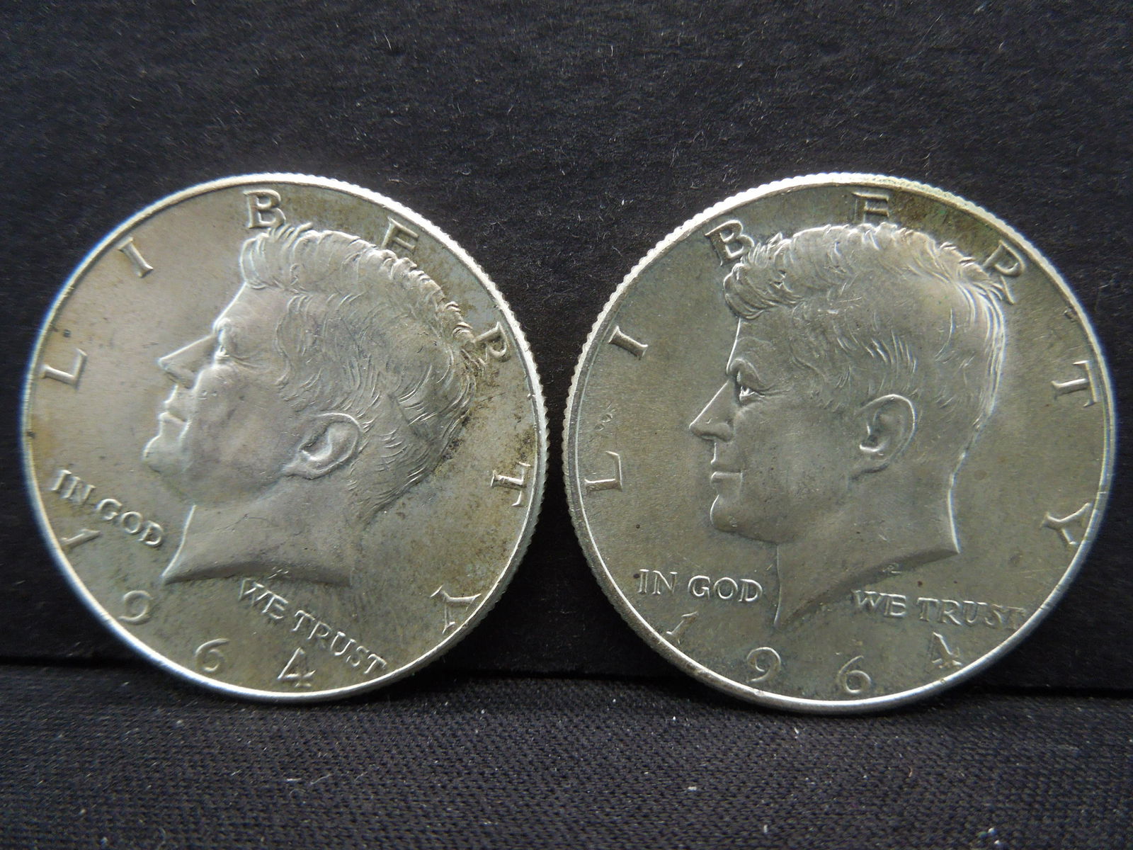 (2) 1964 Kennedy Half Dollars (1 of 2)