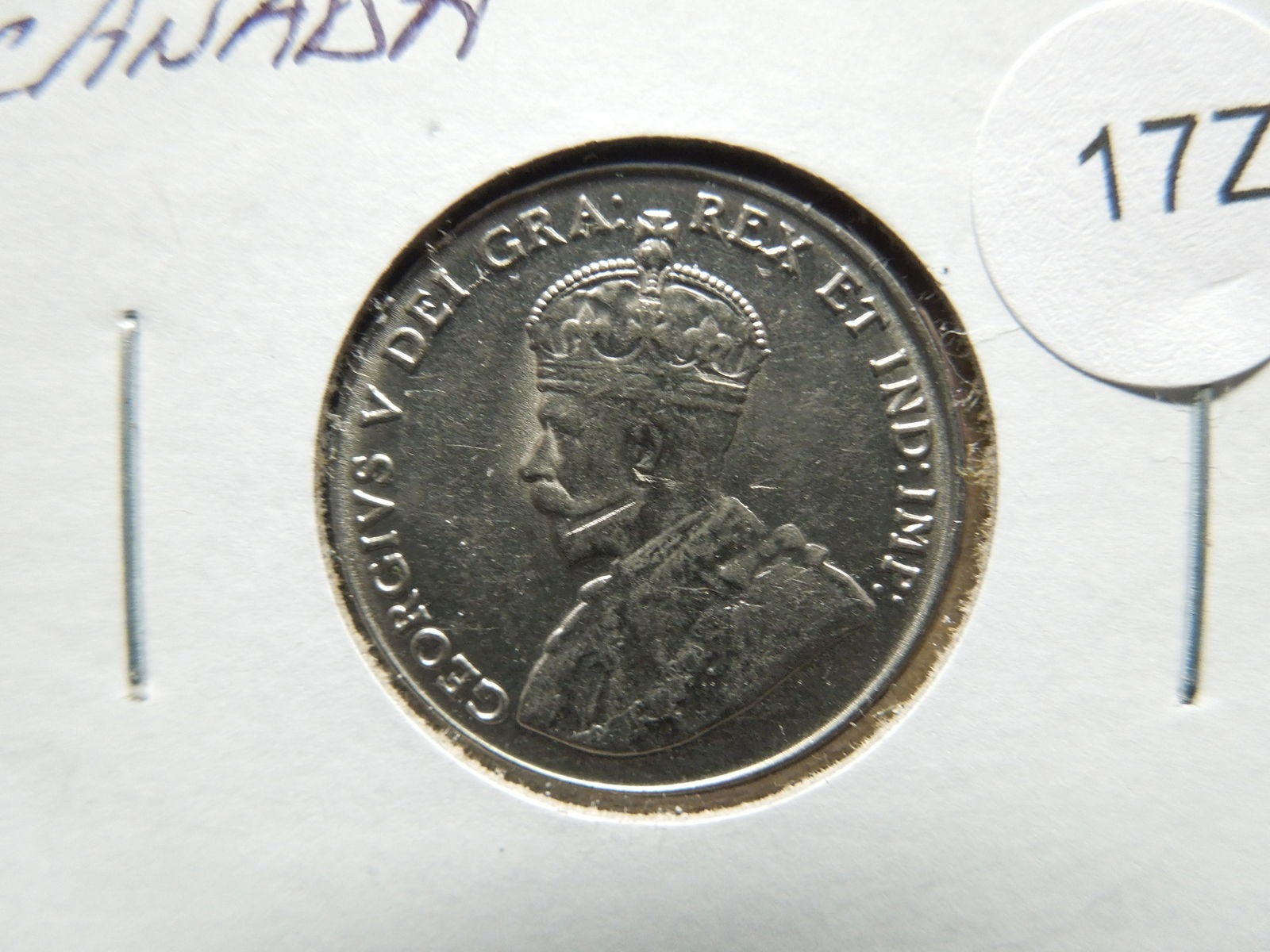 1929 Canada Five Cents (1 of 3)