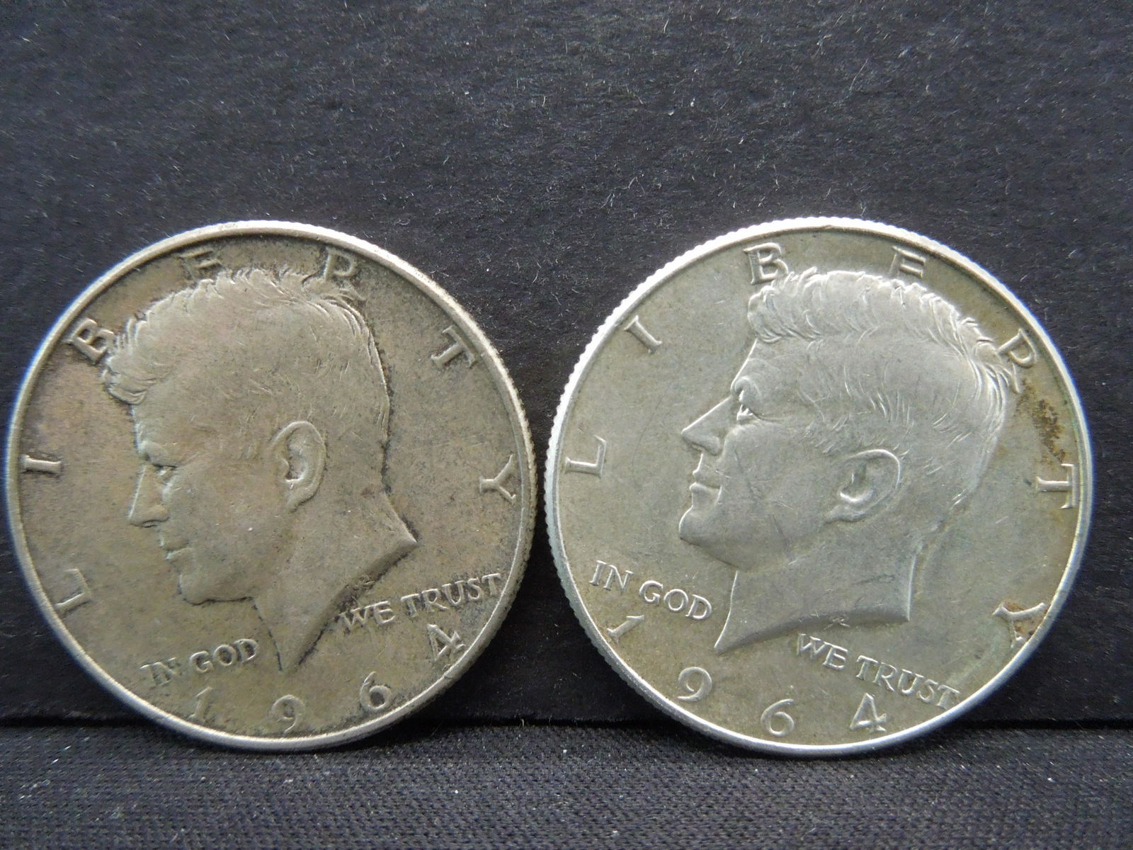 (2) 1964 Kennedy Half Dollars (1 of 2)