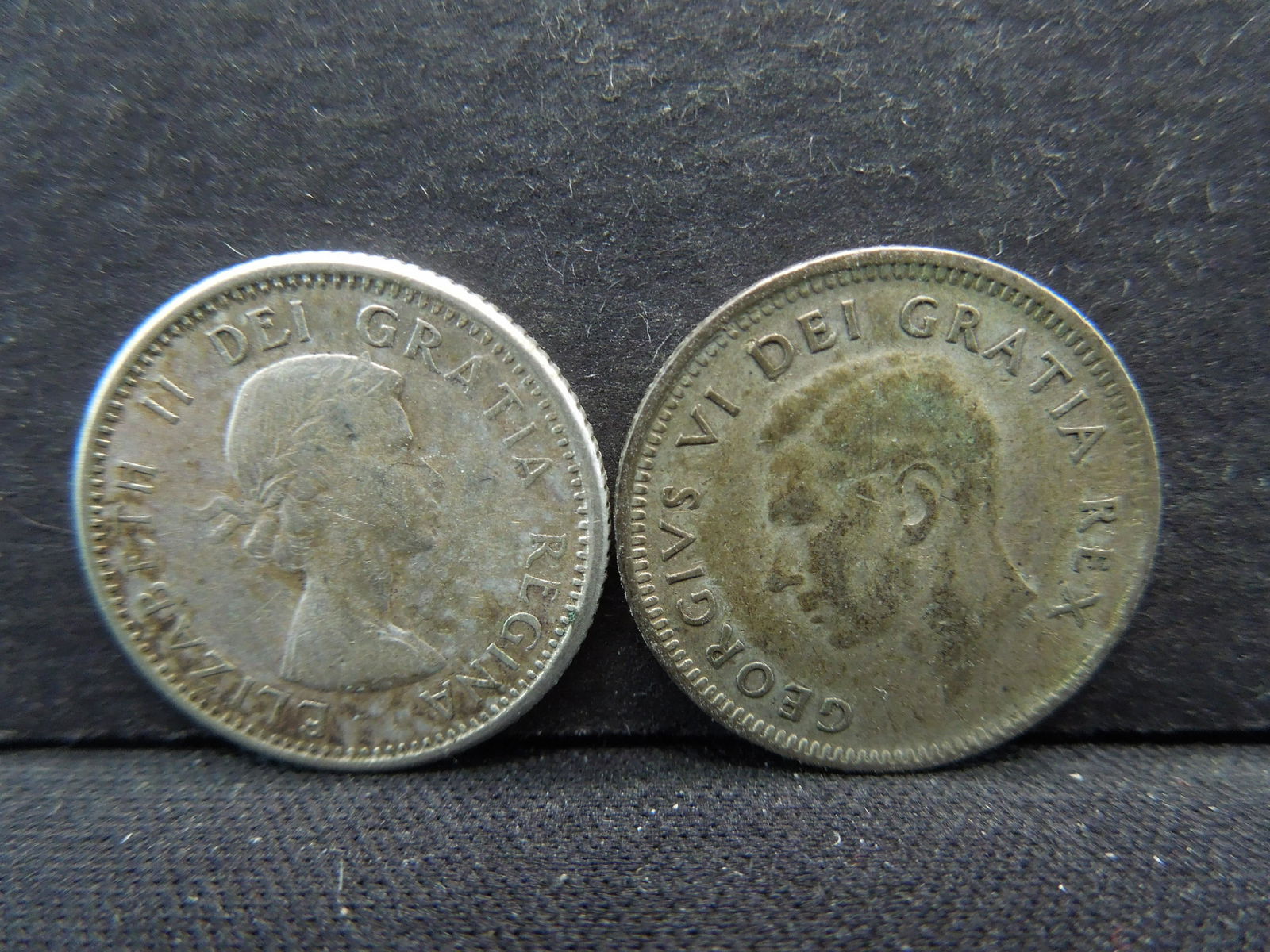 1951, 1962 80% Silver Canada Dimes (1 of 2)