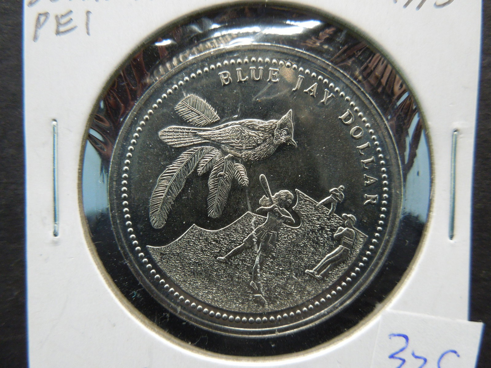 1993 CANADA/PEI, BLUE JAY, TOKEN/BU: 1993 CANADA/PEI, BLUE JAY, TOKEN/BU