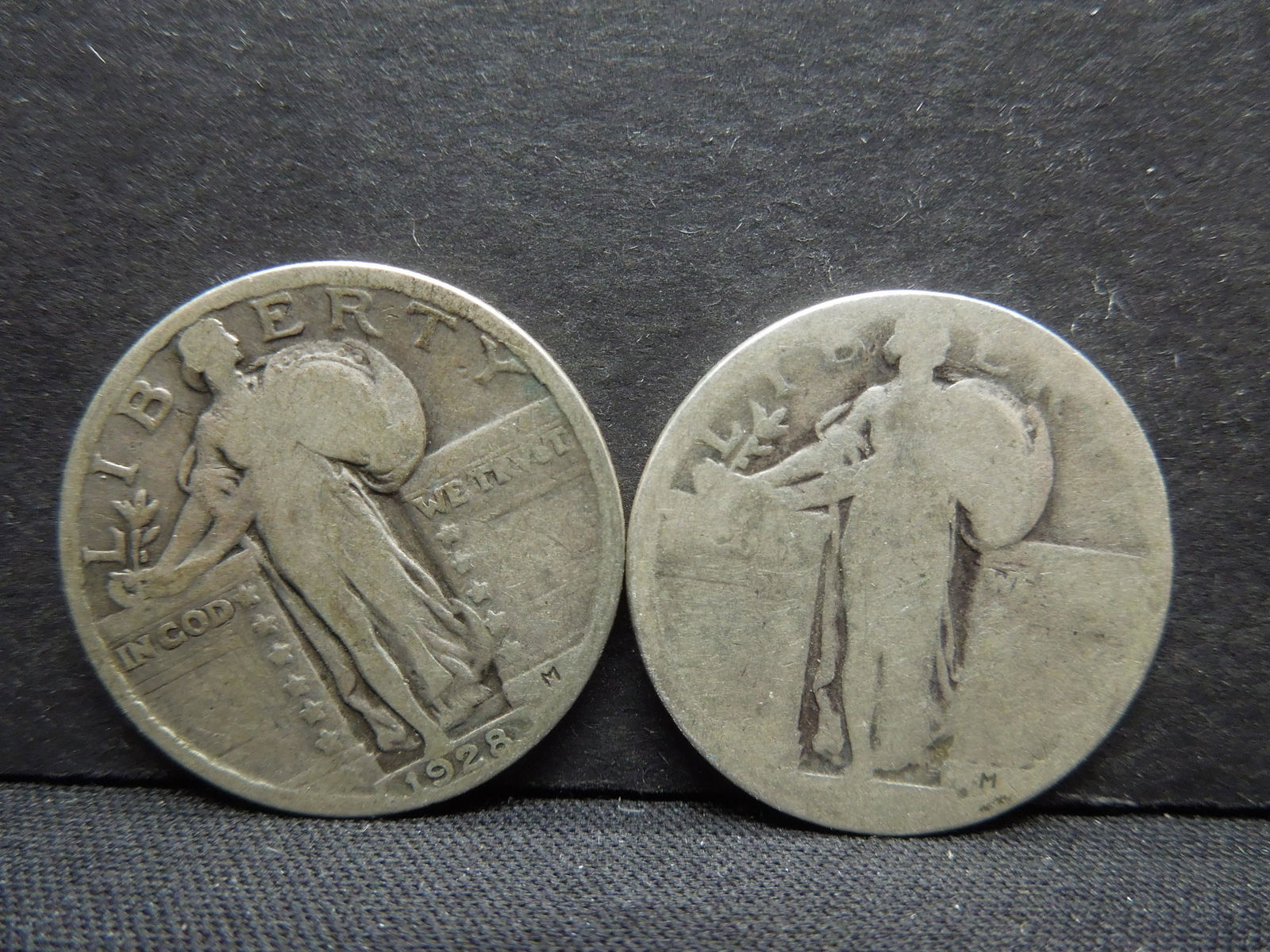 1928 and No Date  Standing Liberty Quarters (1 of 2)