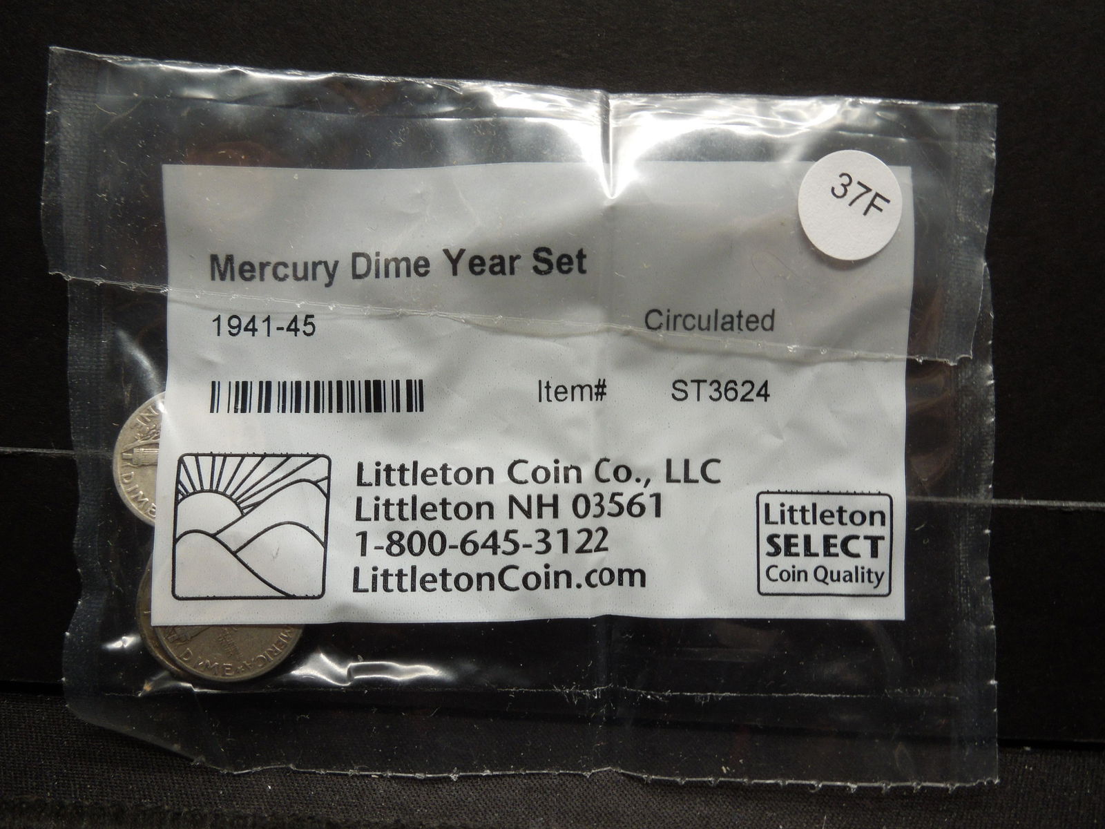 1941 - 1945 Mercury Dime Year Set in Littleton (1 of 2)