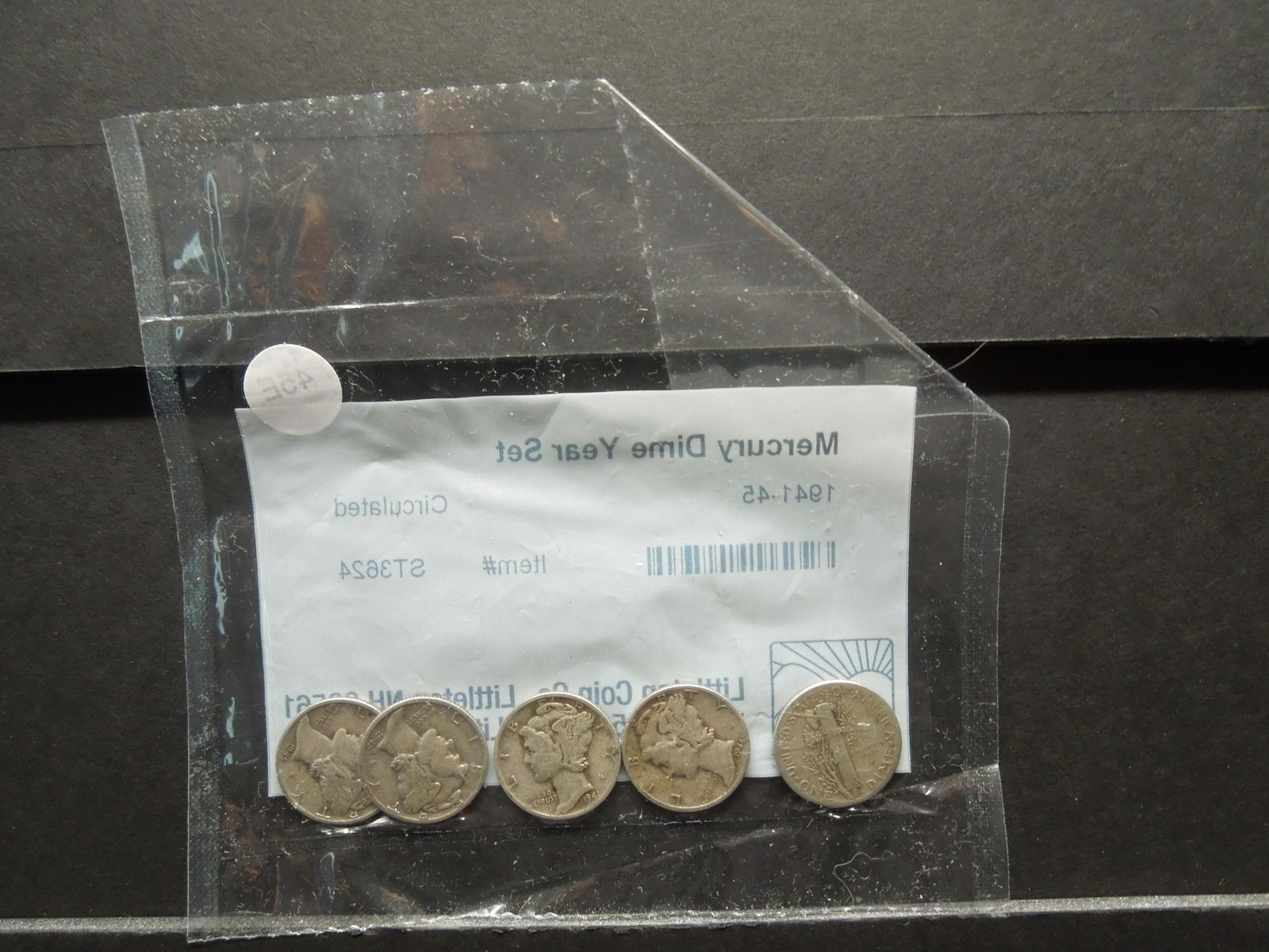 1941 - 1945 Mercury Dime Year Set in Littleton (1 of 2)