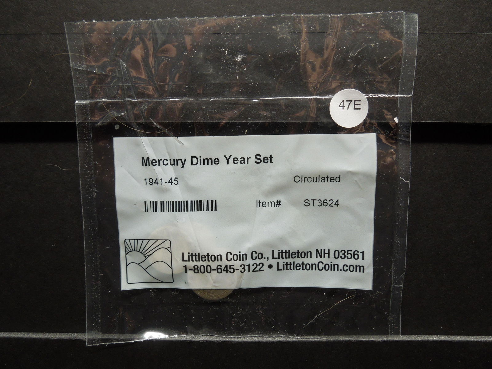 1941 - 1945 Mercury Dime Year Set in Littleton (1 of 2)