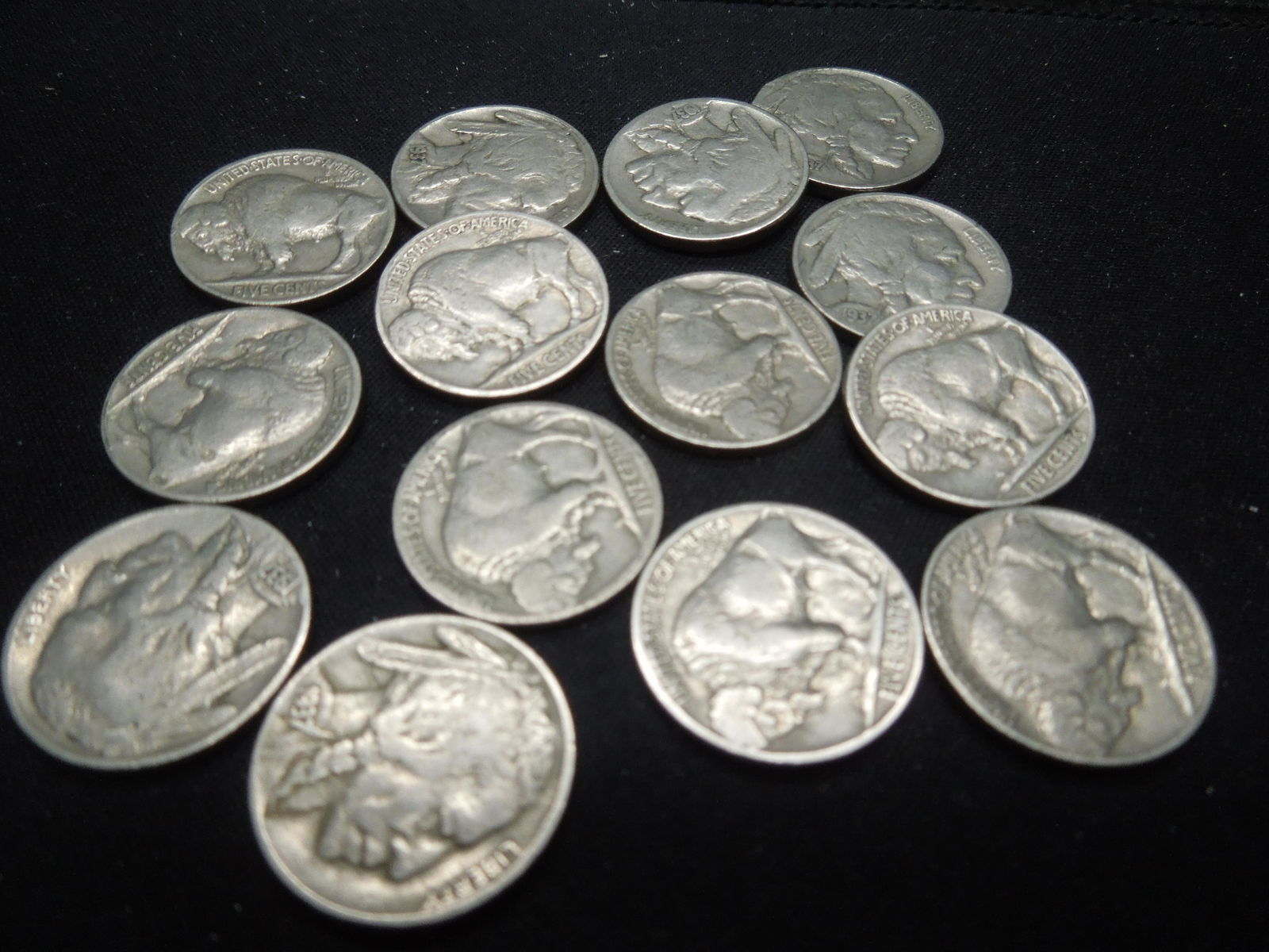 (14) 1937 Buffalo Nickels (1 of 3)