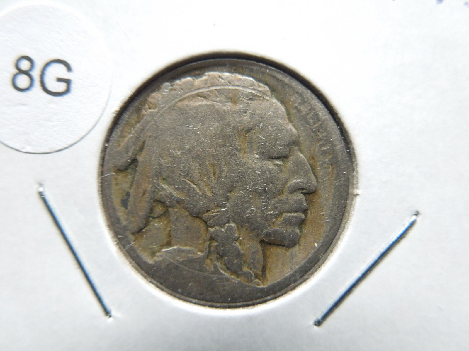 1913 D Buffalo Nickel, Date hard to read (1 of 3)
