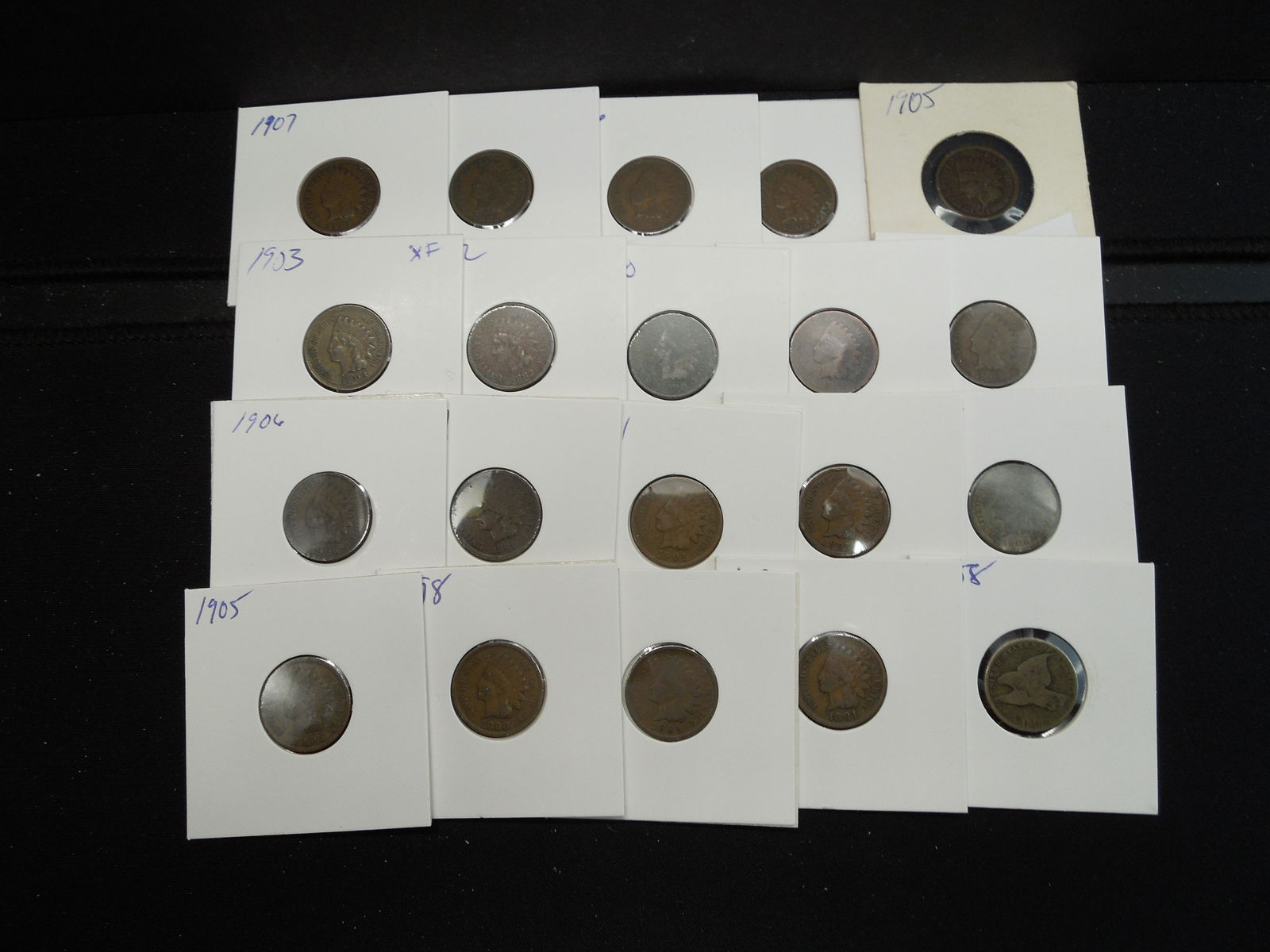(1) Flying Eagle and (19) Indian Head Cents (1 of 5)