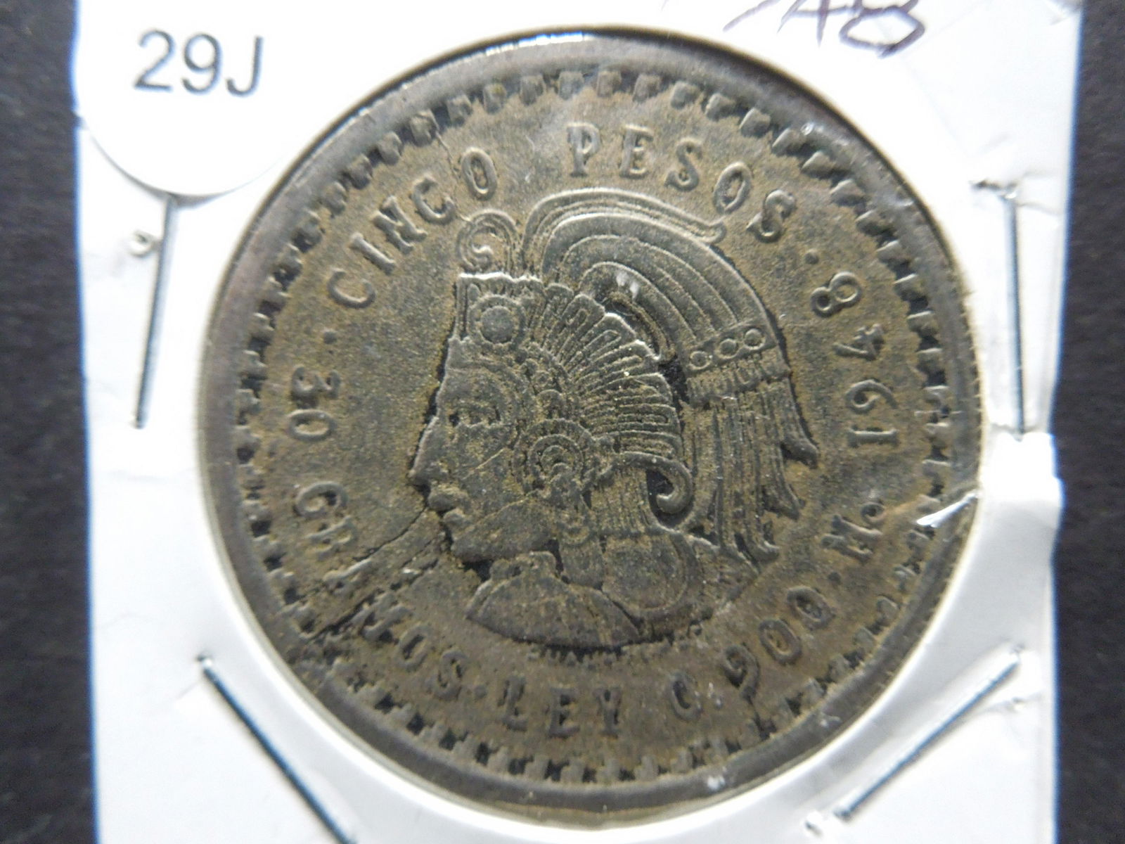 1948 Mexico Five Pesos (1 of 3)