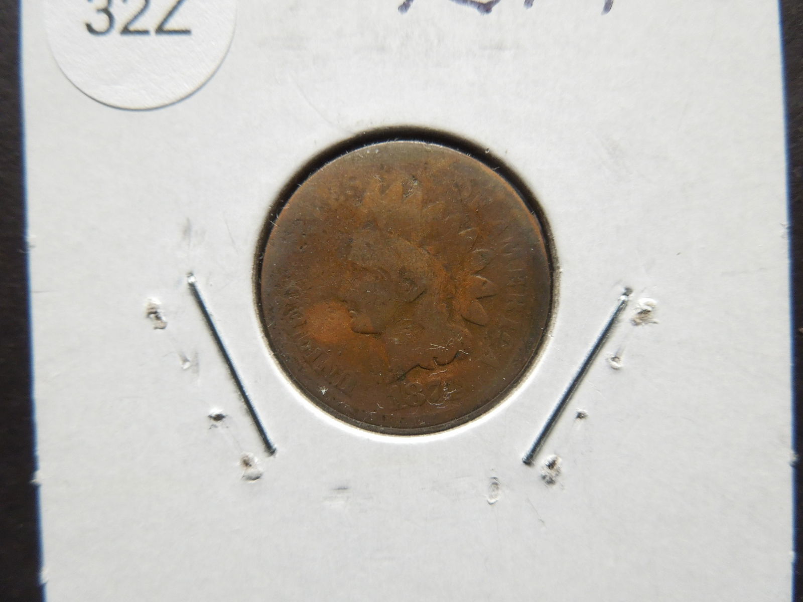 1874 Indian Cent (1 of 2)