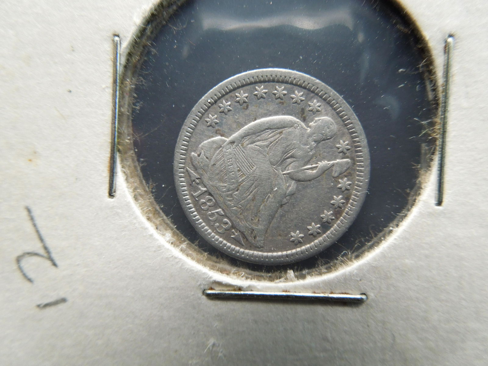 High Grade 1853 with Arrows Liberty Seated Half Dime (1 of 3)