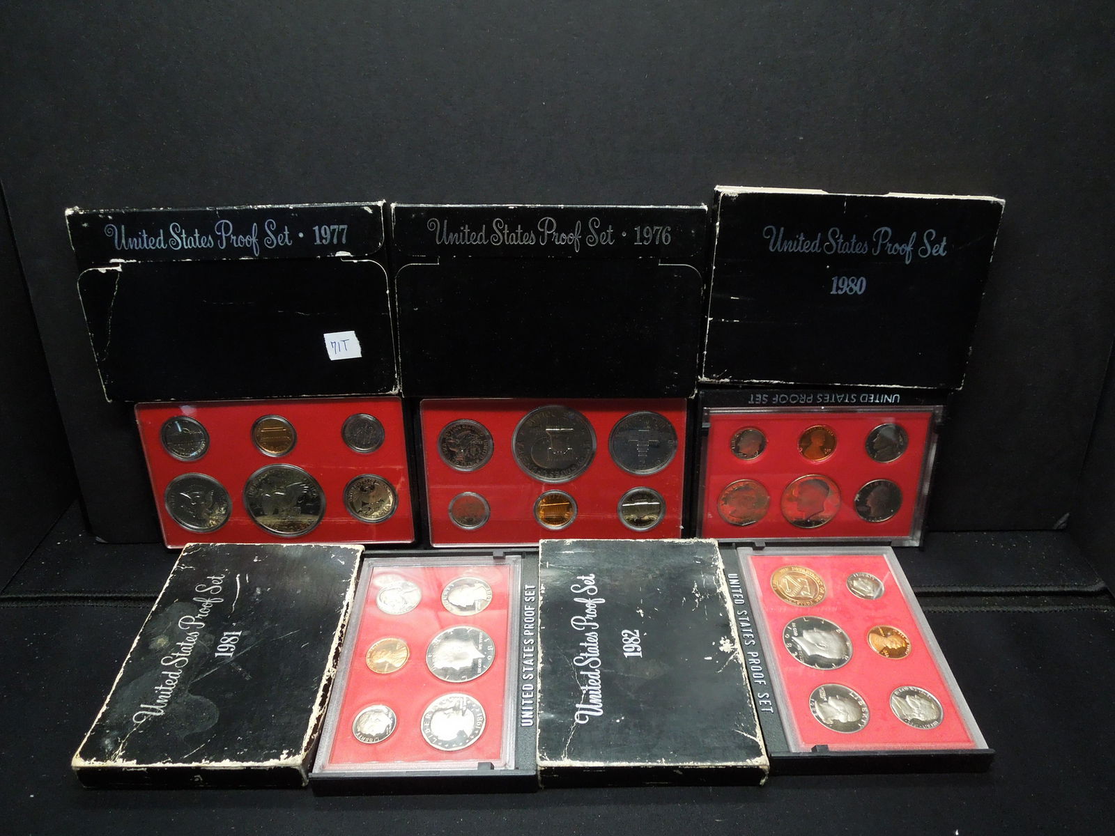 1976-77, 80-82 U.S. Proof Sets (1 of 16)