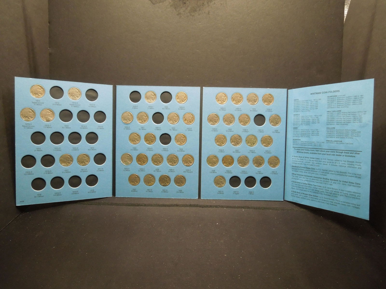 1913-1938 Buffalo Nickel Book, (42) (1 of 7)