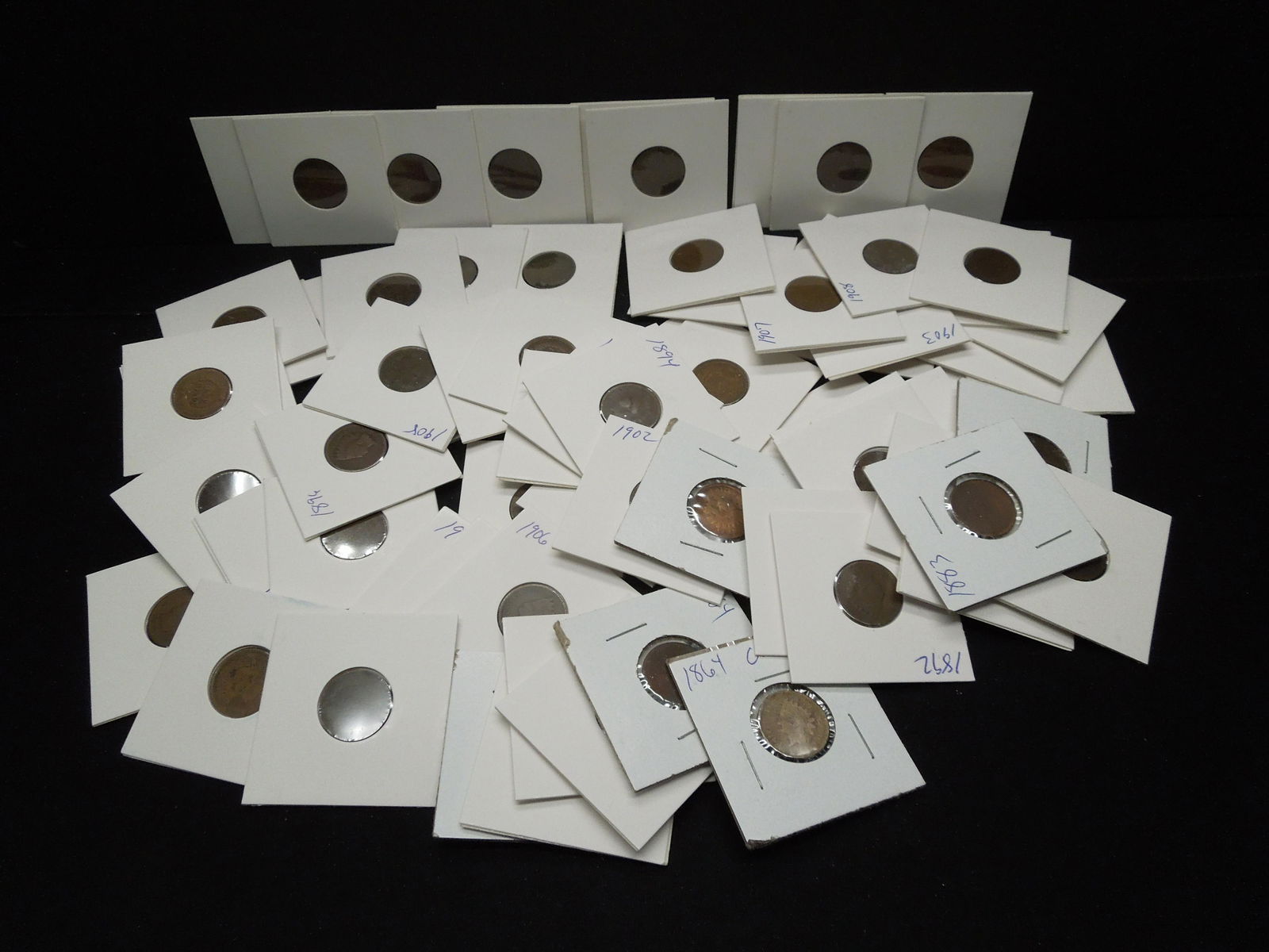 (50) Indian Head Cents (1 of 5)