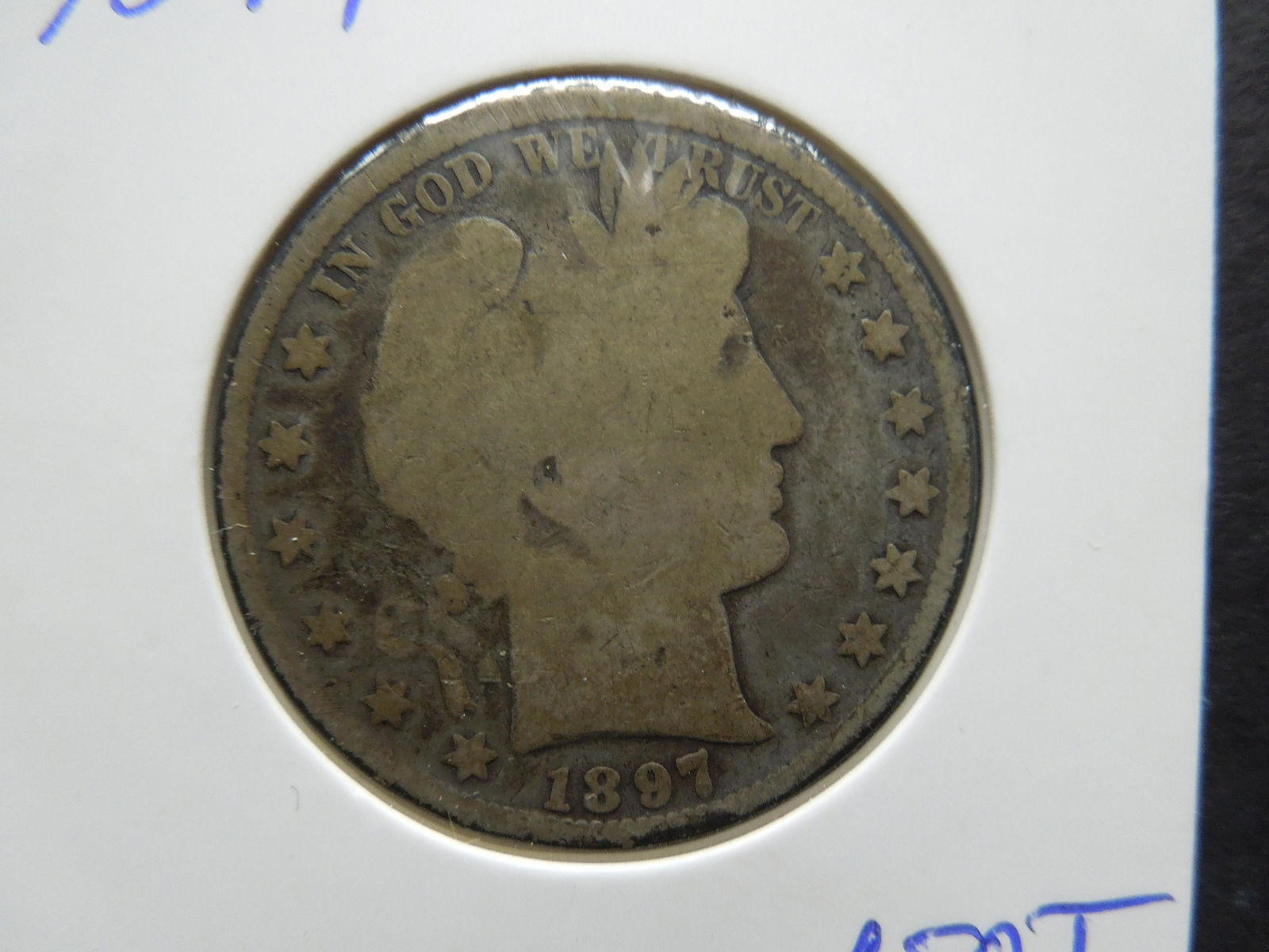 1897 Barber Half Dollar (1 of 3)