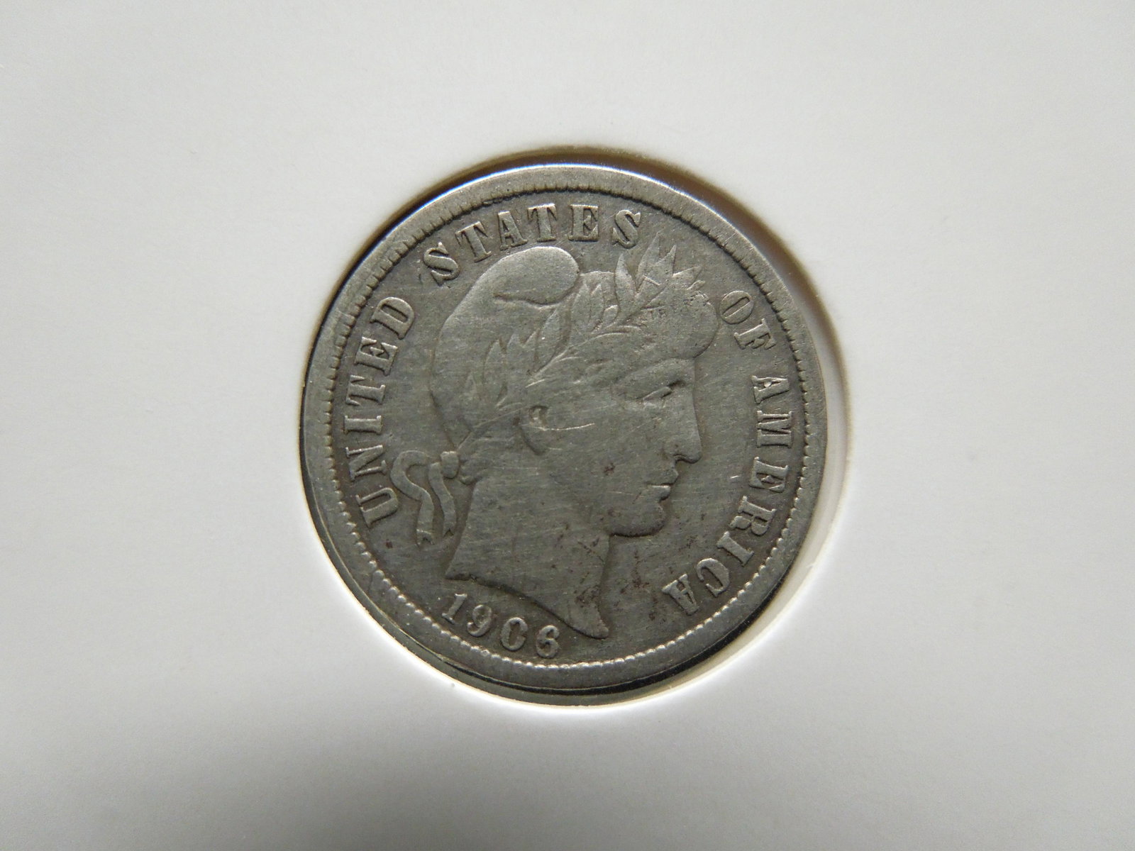 1906 Barber Dime (1 of 3)