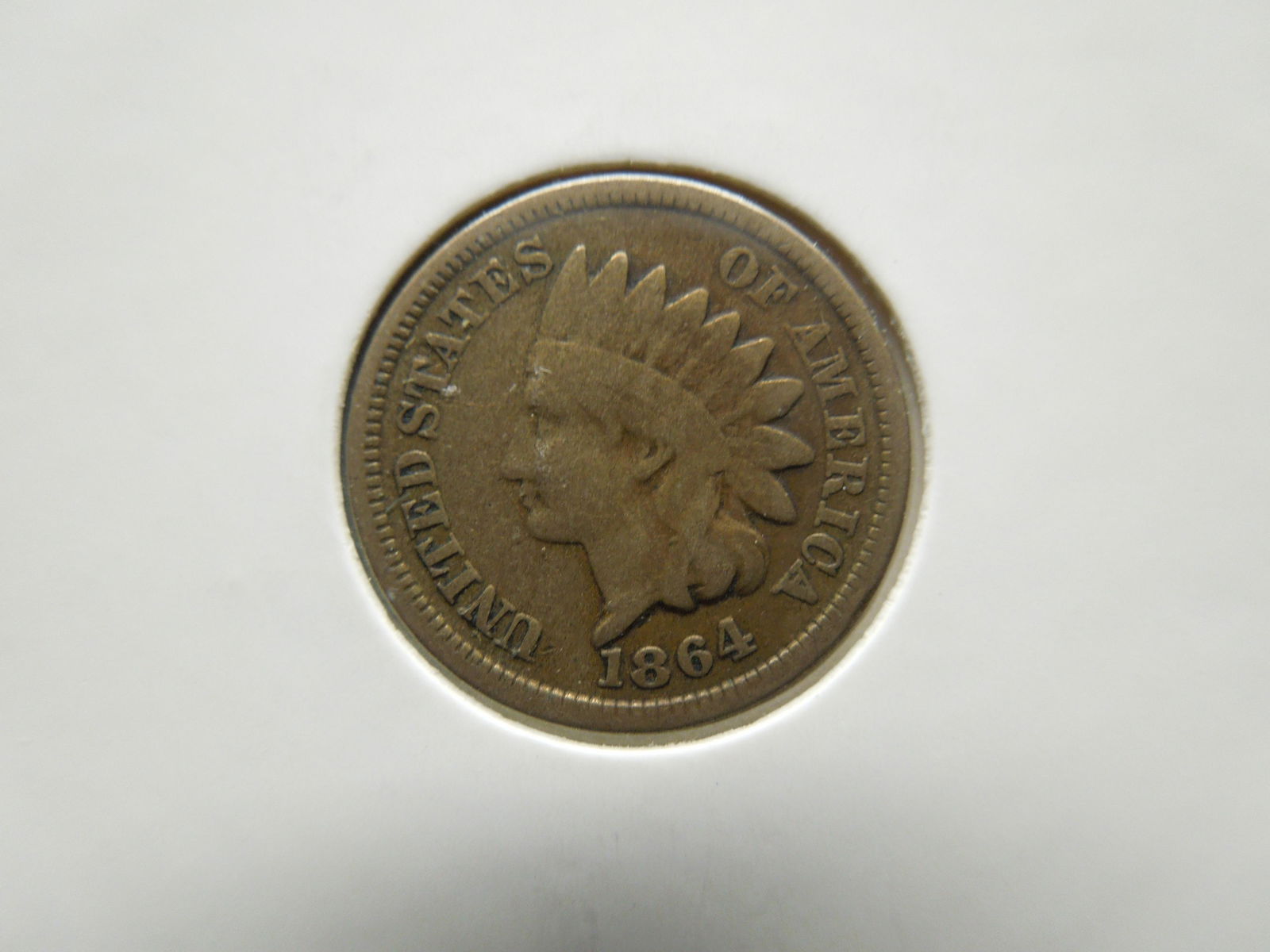 1864 CN Indian Head Cent (1 of 3)