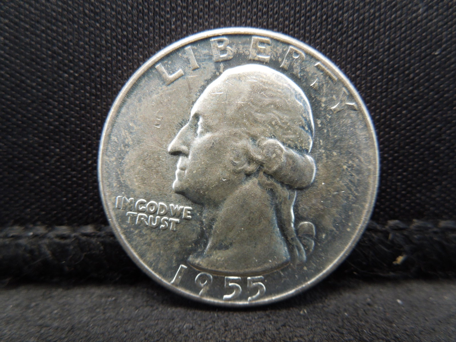 1955-D Brilliant Uncirculated Washington Quarter.: 1955-D Brilliant Uncirculated Washington Quarter.