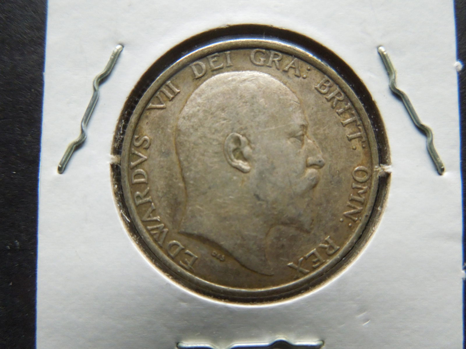 1910 Silver One Shilling Great Britain (1 of 2)