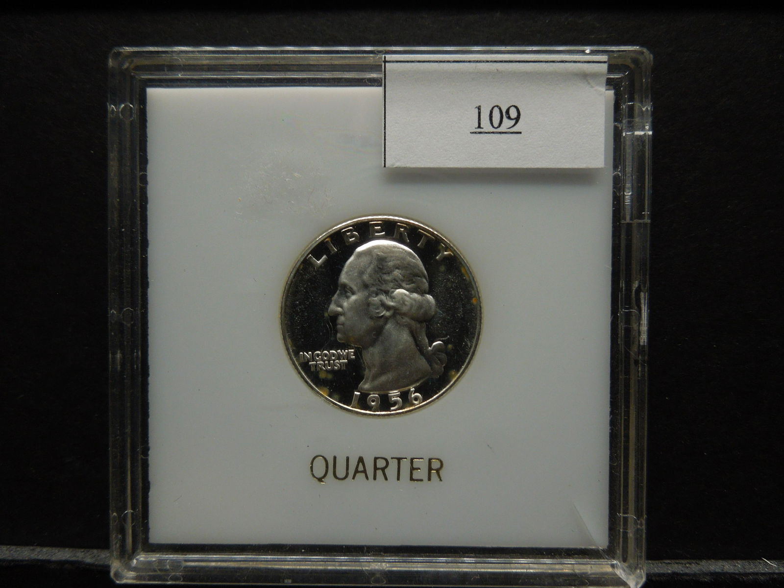 Gem Proof 1956 Silver Washington Quarter (1 of 4)
