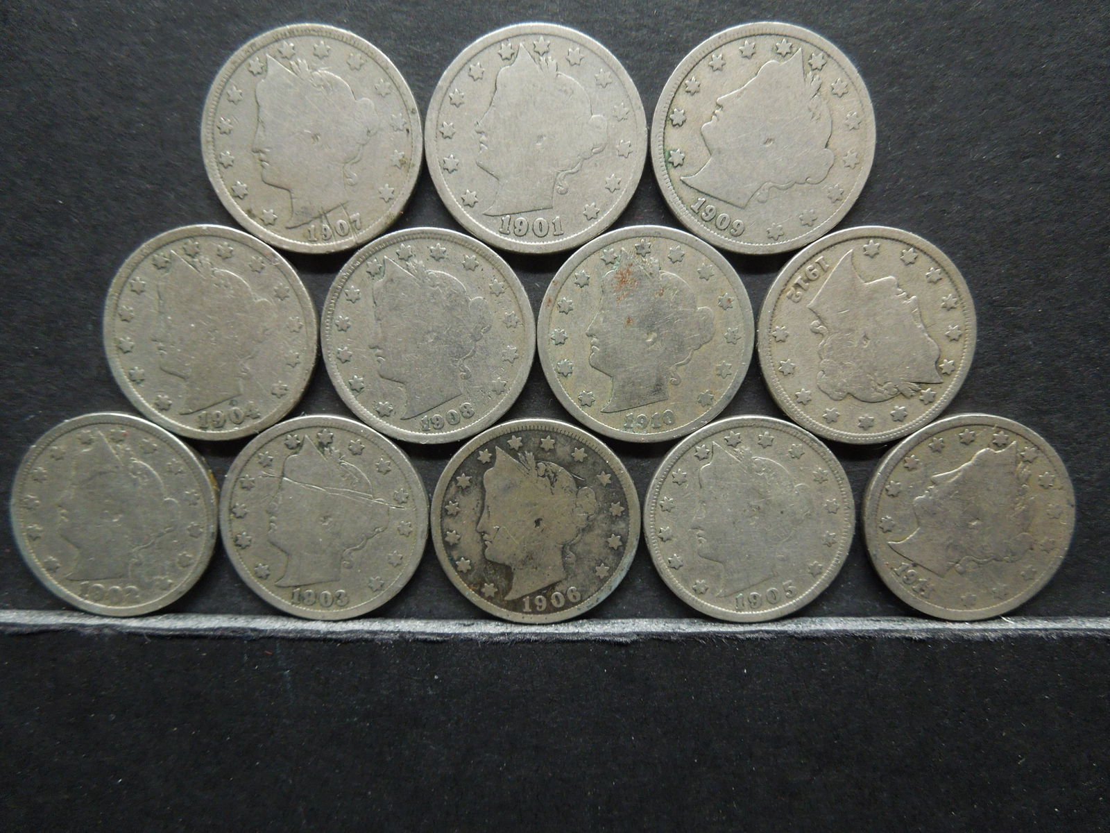 (12) Liberty Nickels Ave Circ Nice Mix (1 of 2)