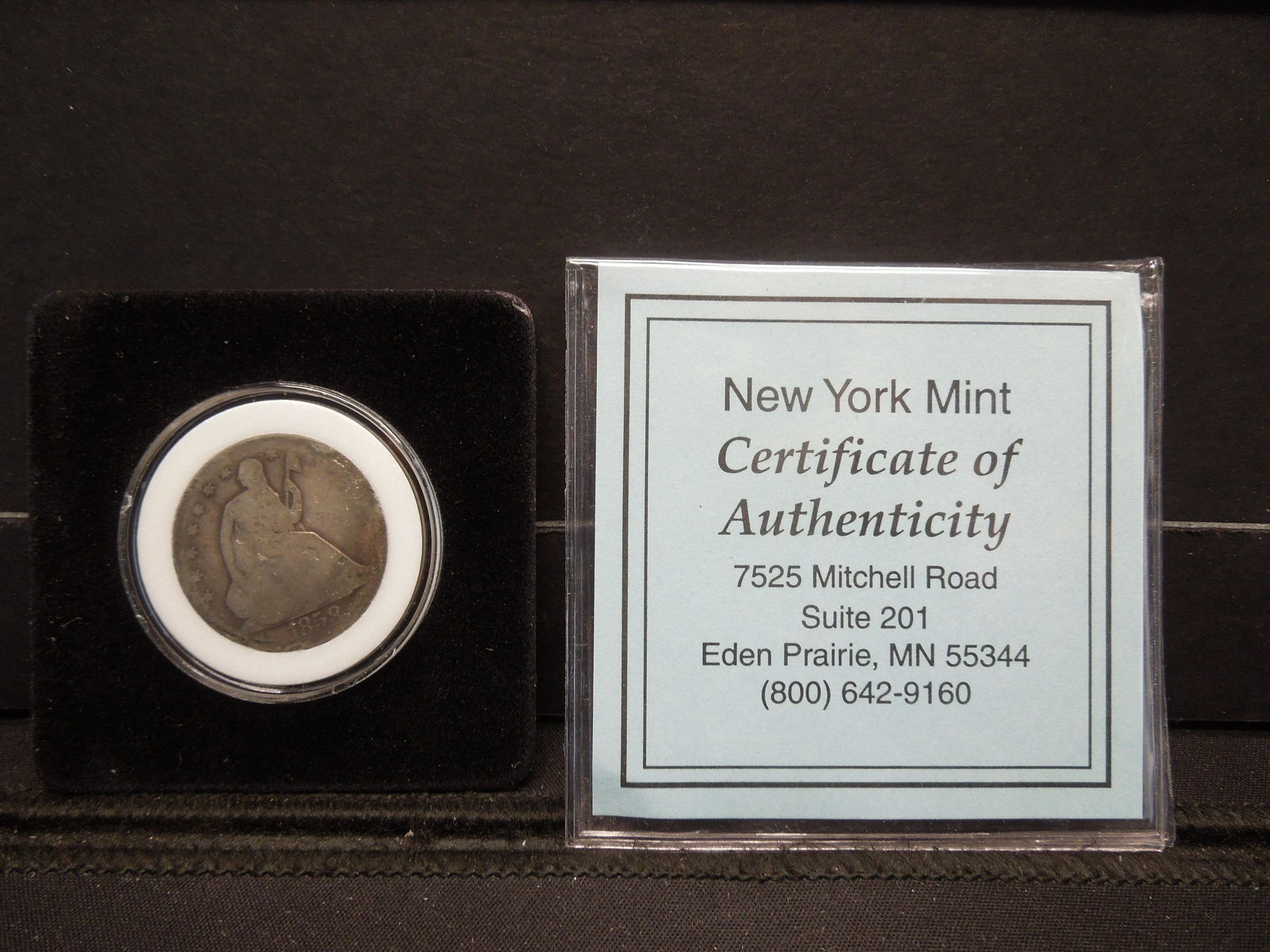 1858 Seated Half Dollar (1 of 4)