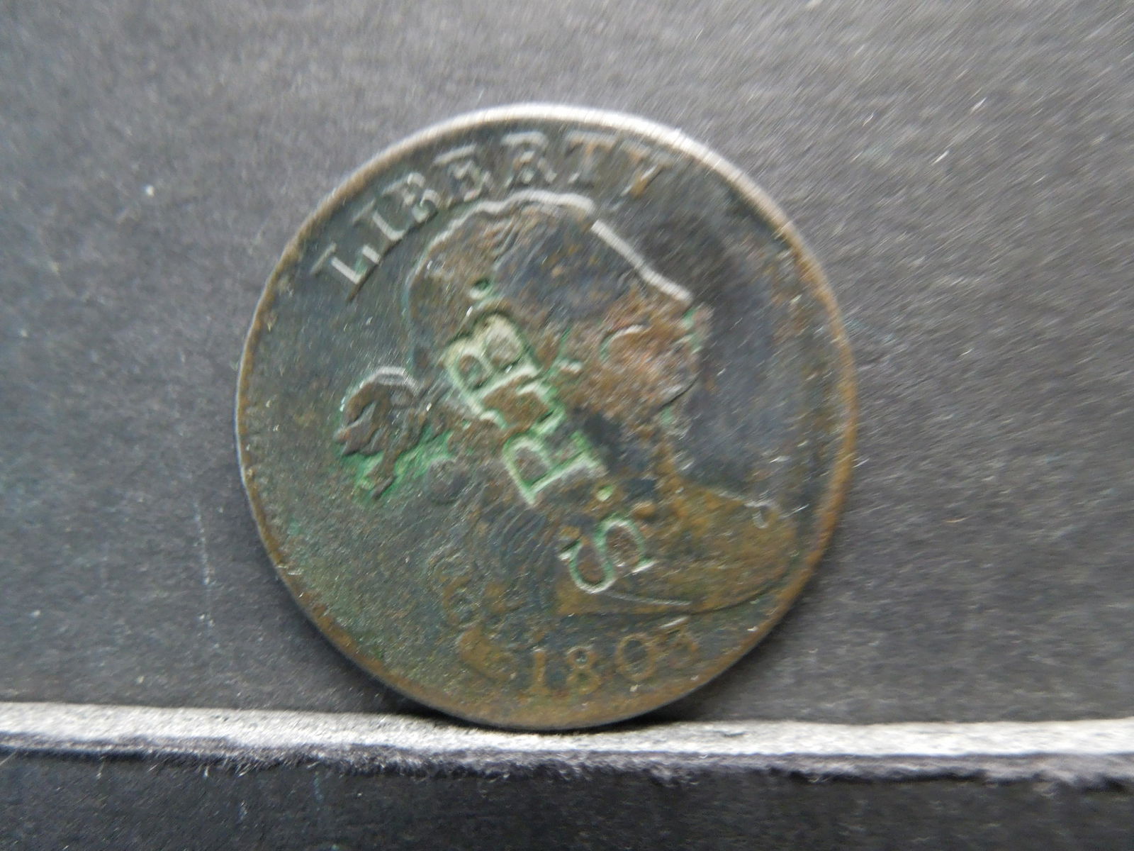 1803 Draped Bust Large Cent Great Details Counter (1 of 2)