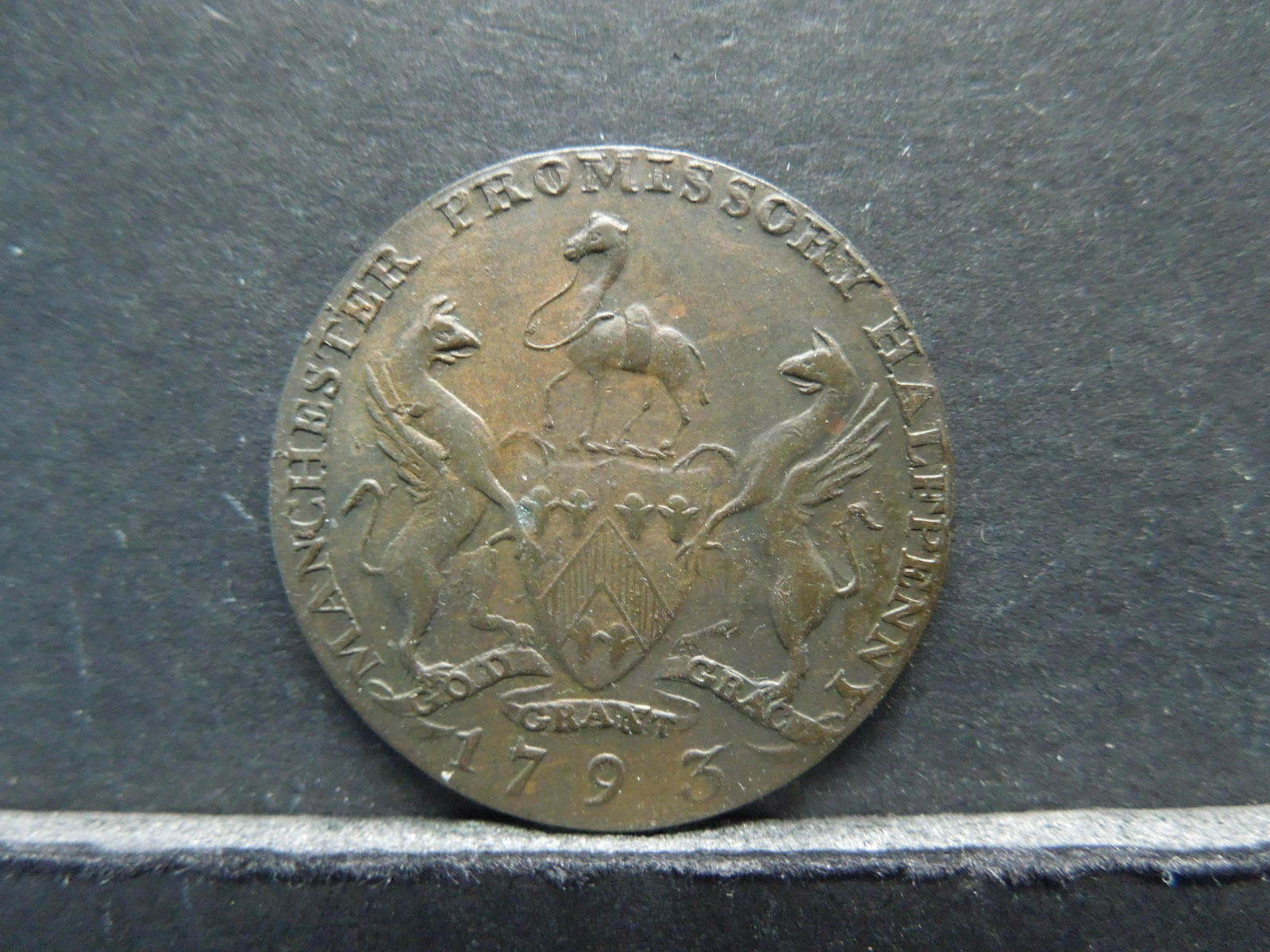 1793 Manchester Halfpenny Nice (1 of 2)