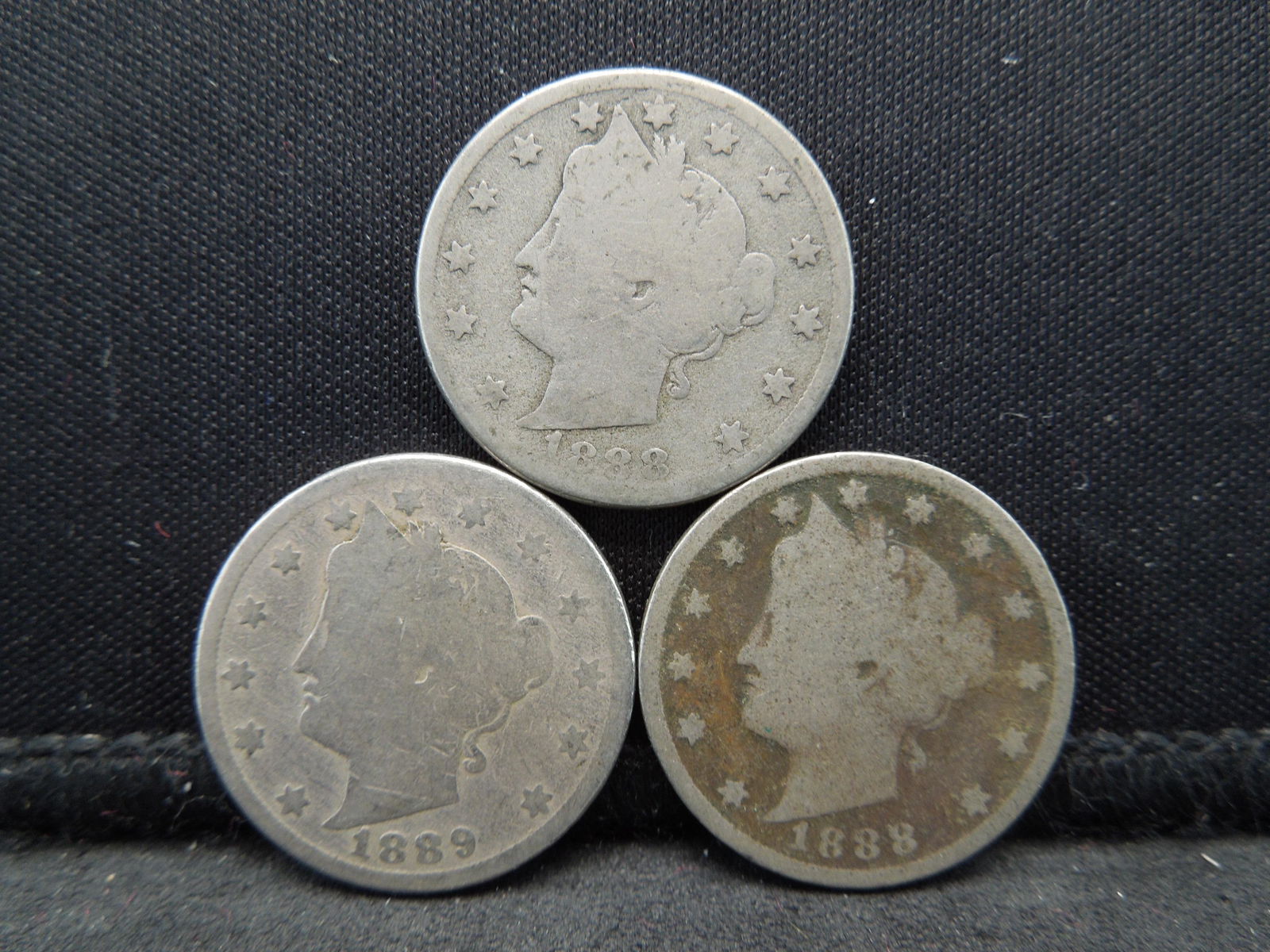 (2) 1888 +89 Liberty Nickel Semi Key Dates (1 of 2)