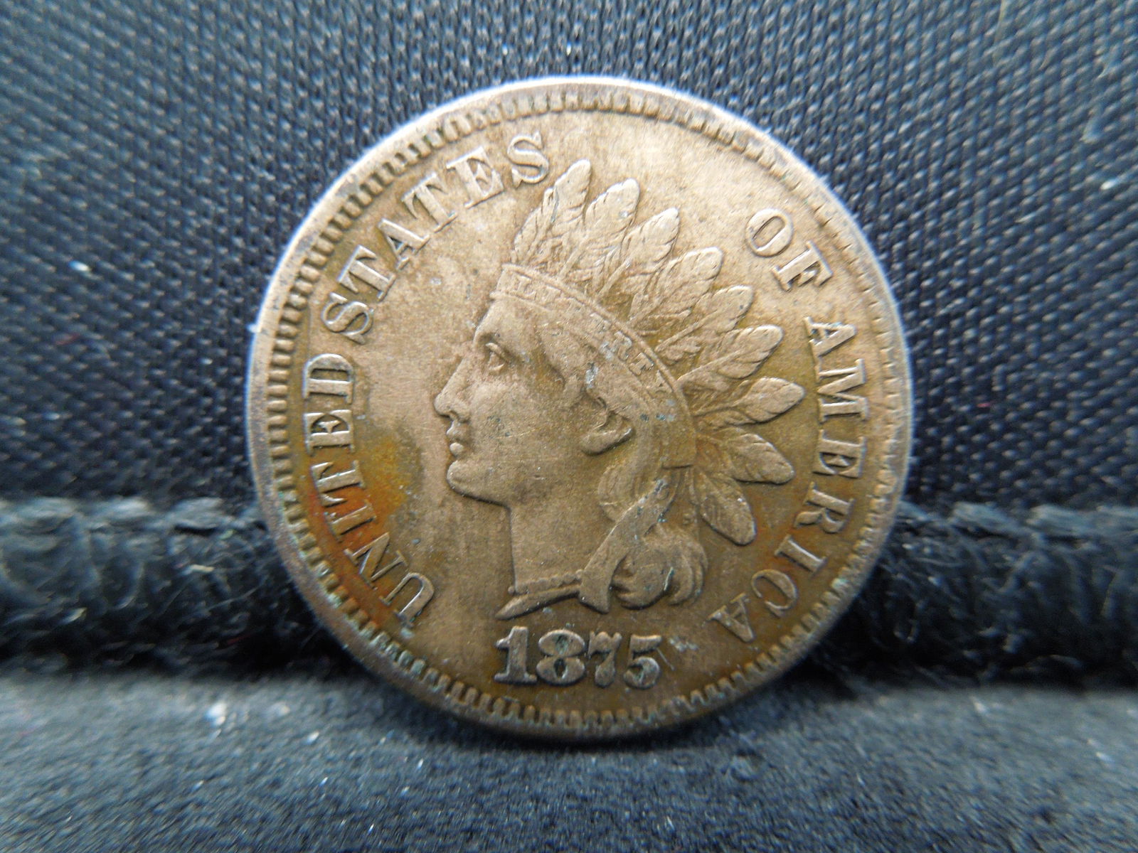 1875 Indian Cent Full liberty Semi Key Date (1 of 2)