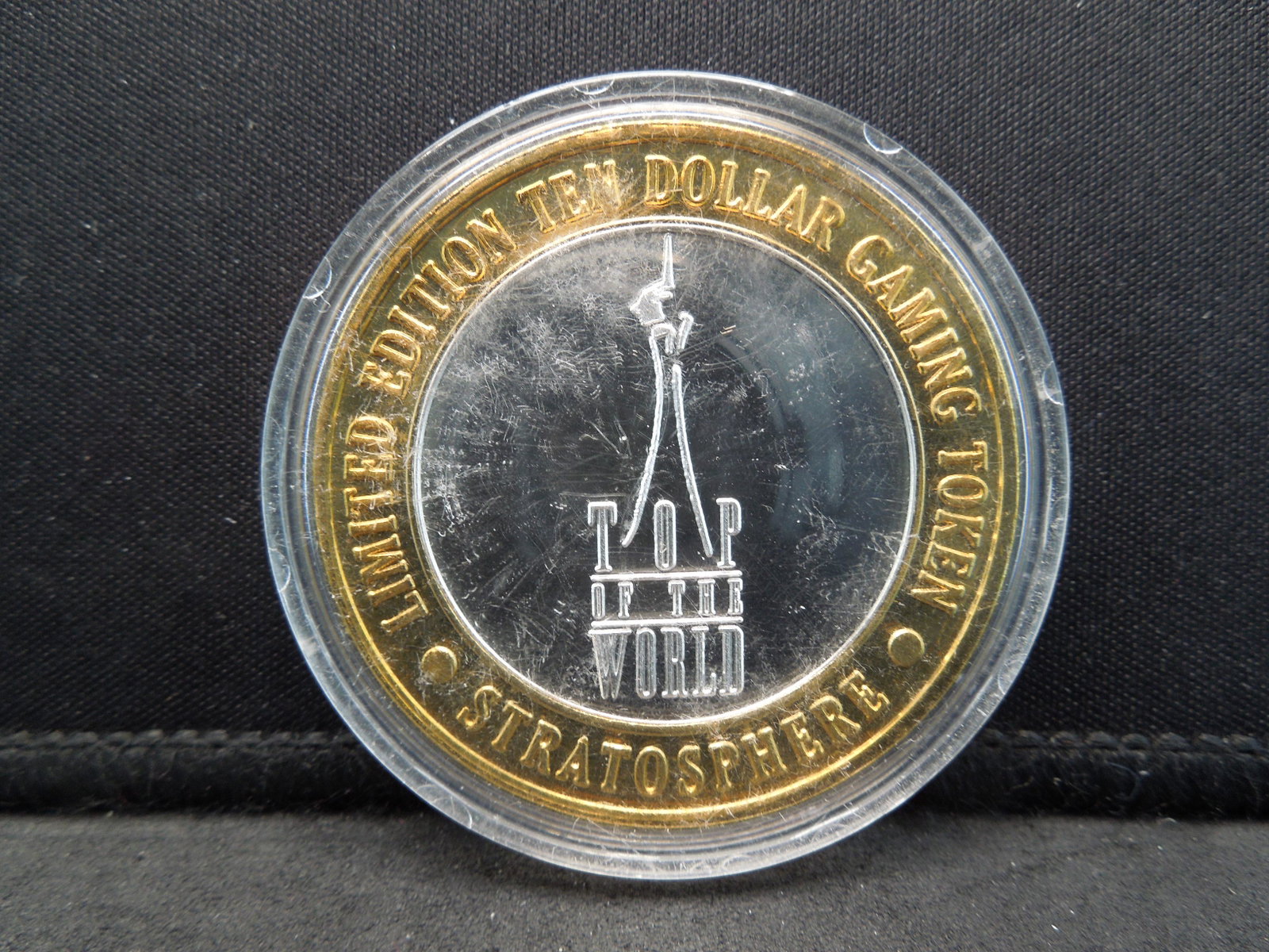 Silver Casino Token The Stratosphere Las Vegas Nevada: Silver Casino Token The Stratosphere Las Vegas Nevada