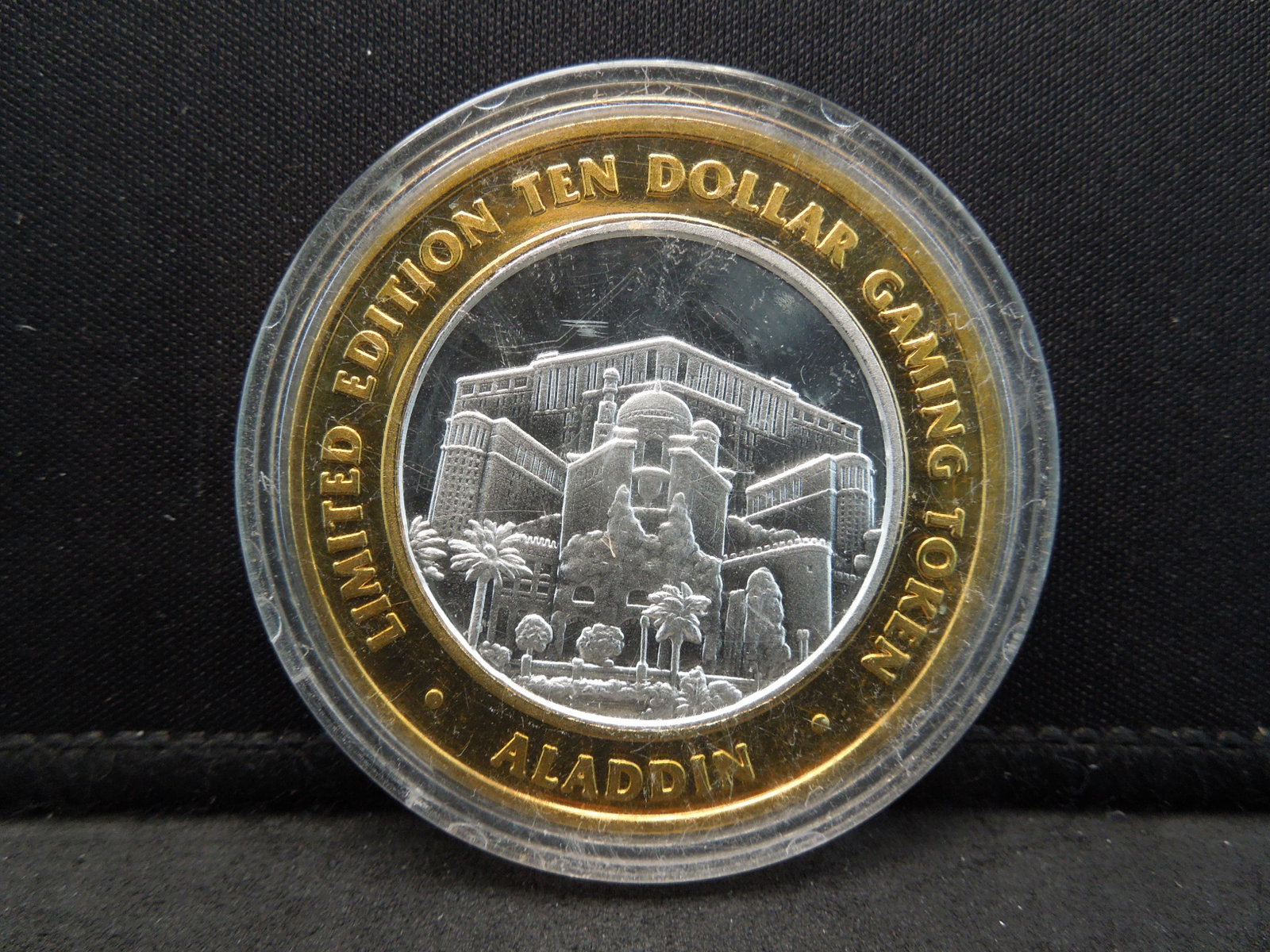 Silver Casino Token The Aladdin Las Vegas Nevada: Silver Casino Token The Aladdin Las Vegas Nevada