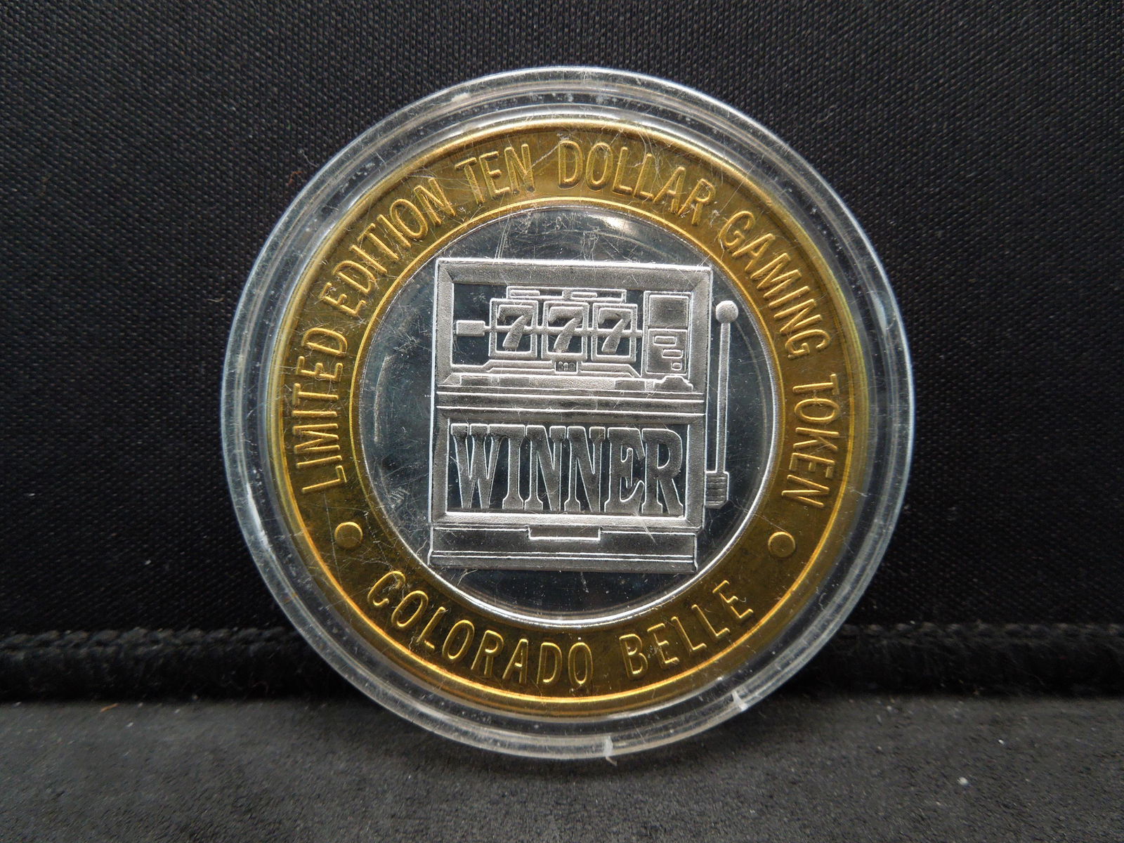 Silver Casino Token Colorado Belle Laughlin Nevada (1 of 2)