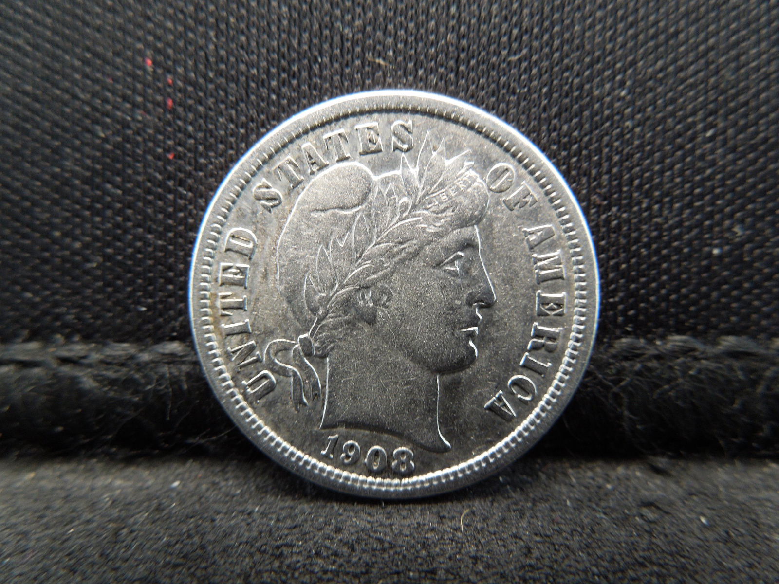 1908 Barber Dime Strong Details and Strike (1 of 2)