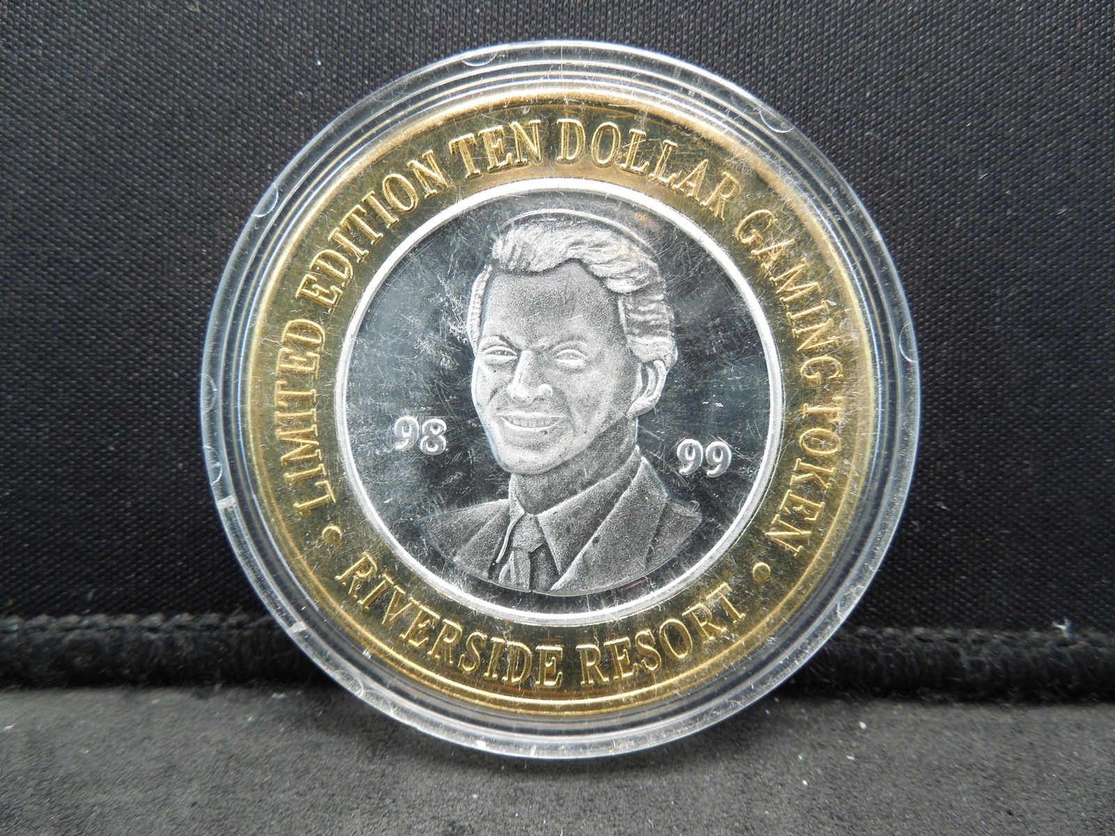 Silver Casino Token Riverside Resort Laughlin Nevada (1 of 2)