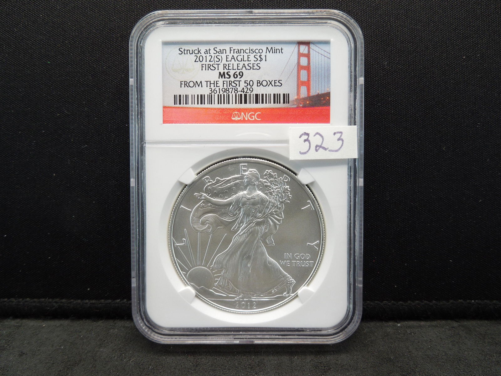2012 (S) American Silver Eagle NGC MS69 First Releases (1 of 4)
