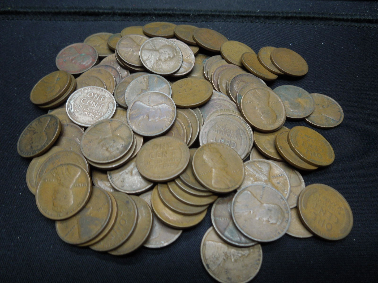 100 Wheat Cents All Dated In The Teen's. (1 of 4)