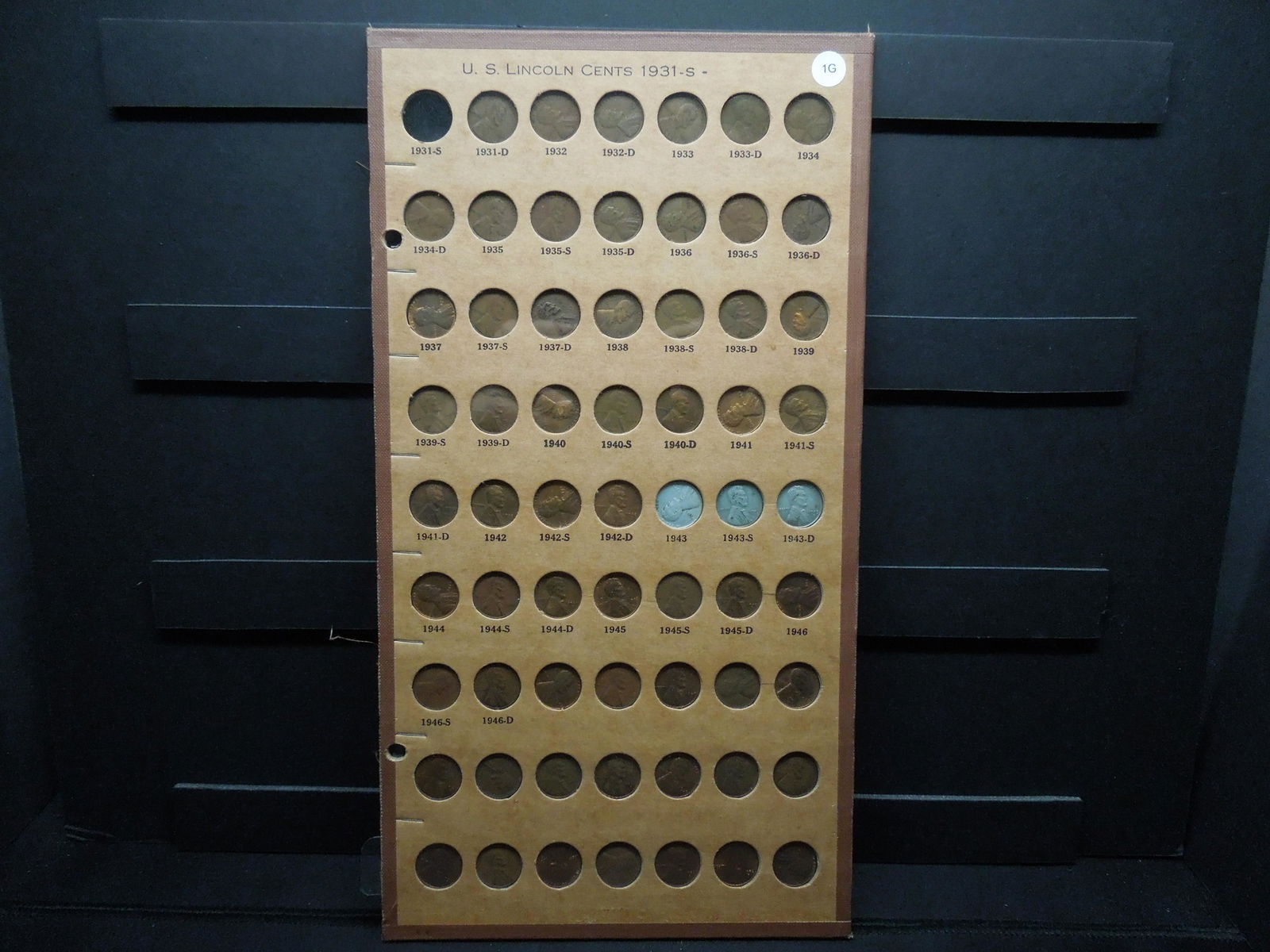 Lincoln Set.  1931-D to 1953.  Complete.  No 1931-S. (1 of 5)