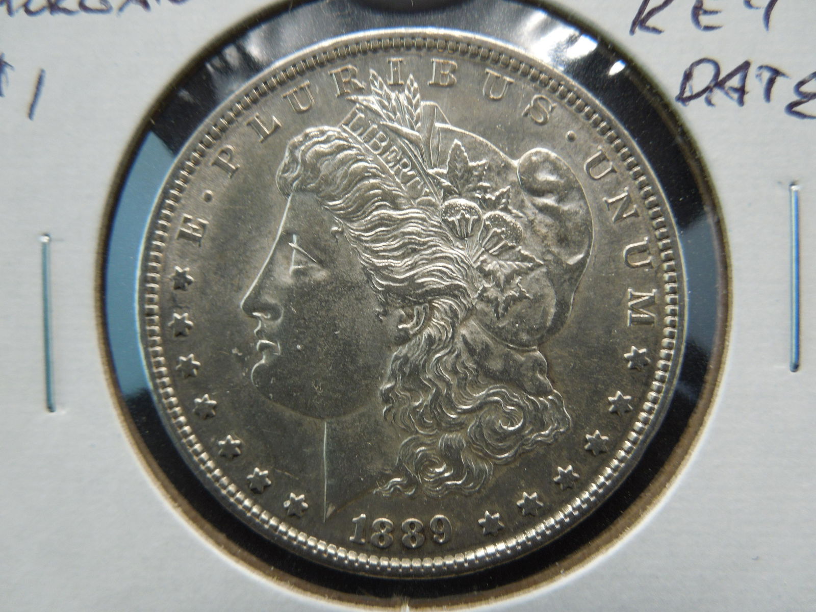 1889-S Morgan $1.  AU/UNC.  Key Date. (1 of 3)