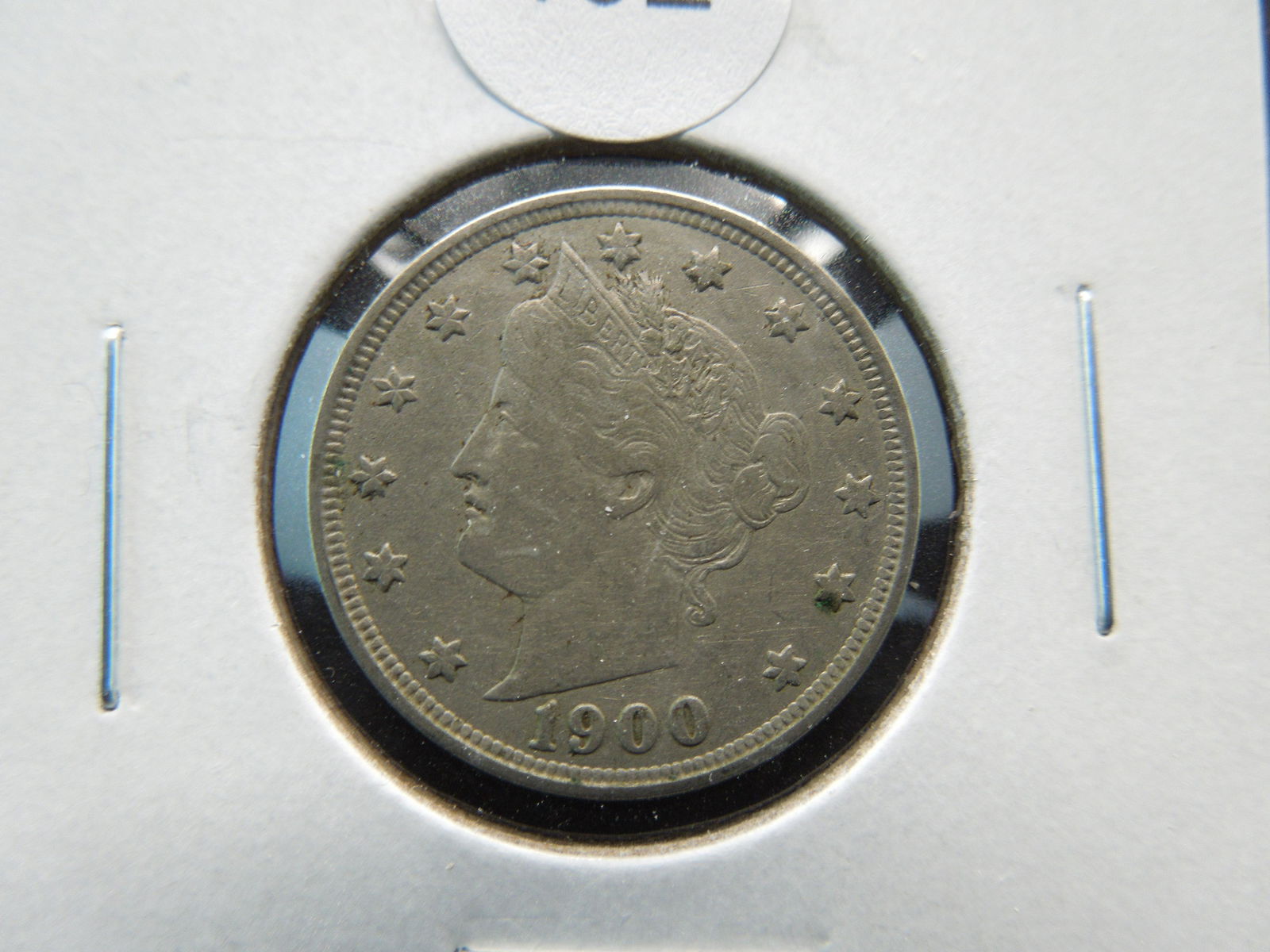 1900 Liberty "V" 5c.  XF. (1 of 3)