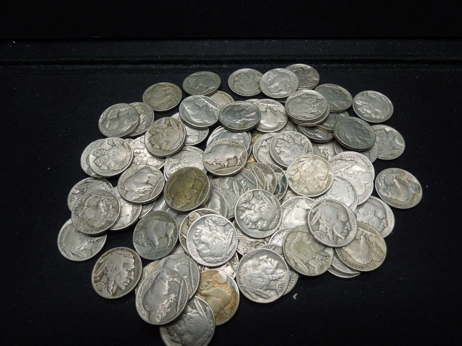 100 Full Date Buffalo 5c. (1 of 4)