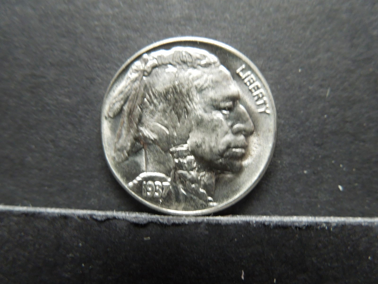 1937 Buffalo 5c.  Littleton Graded MS-65. (1 of 2)