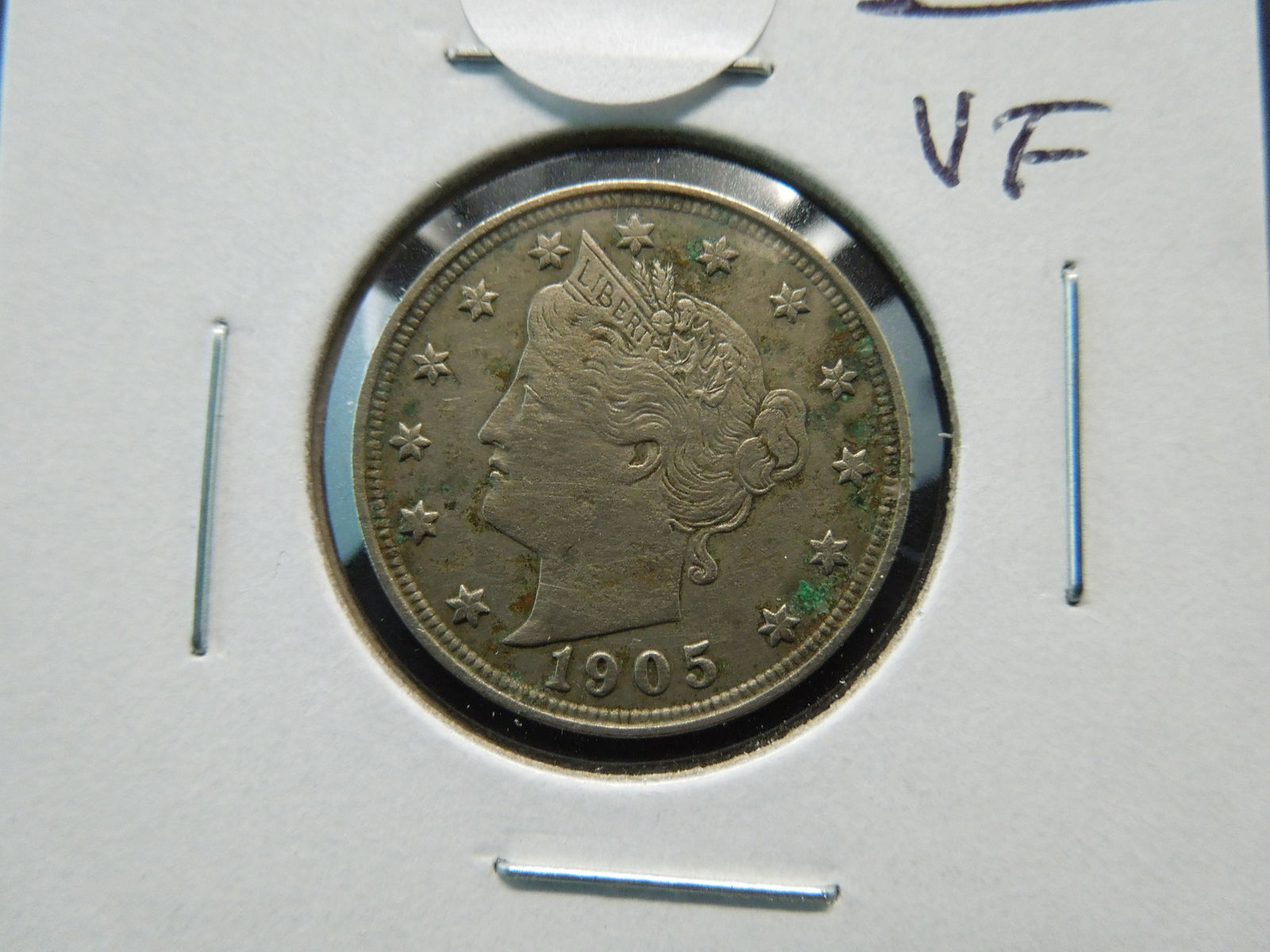 1905 Liberty "V" 5c.  VF. (1 of 3)
