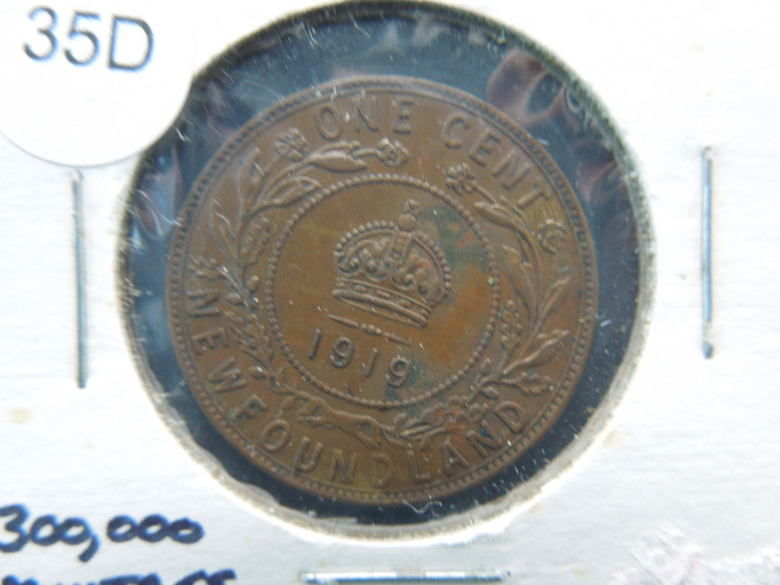 1919 Newfoundland 1c. (1 of 3)